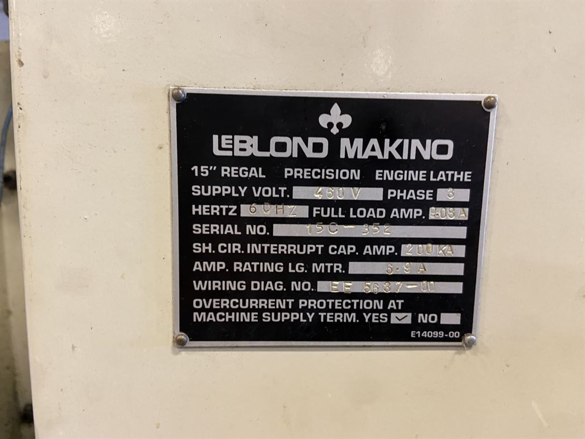 LeBlond Makino Regal Servo Shift Lathe, 16/9 x 60", 12" 4-Jaw, IN/MM, Taper, DRO, Aloris type Tool - Image 8 of 10