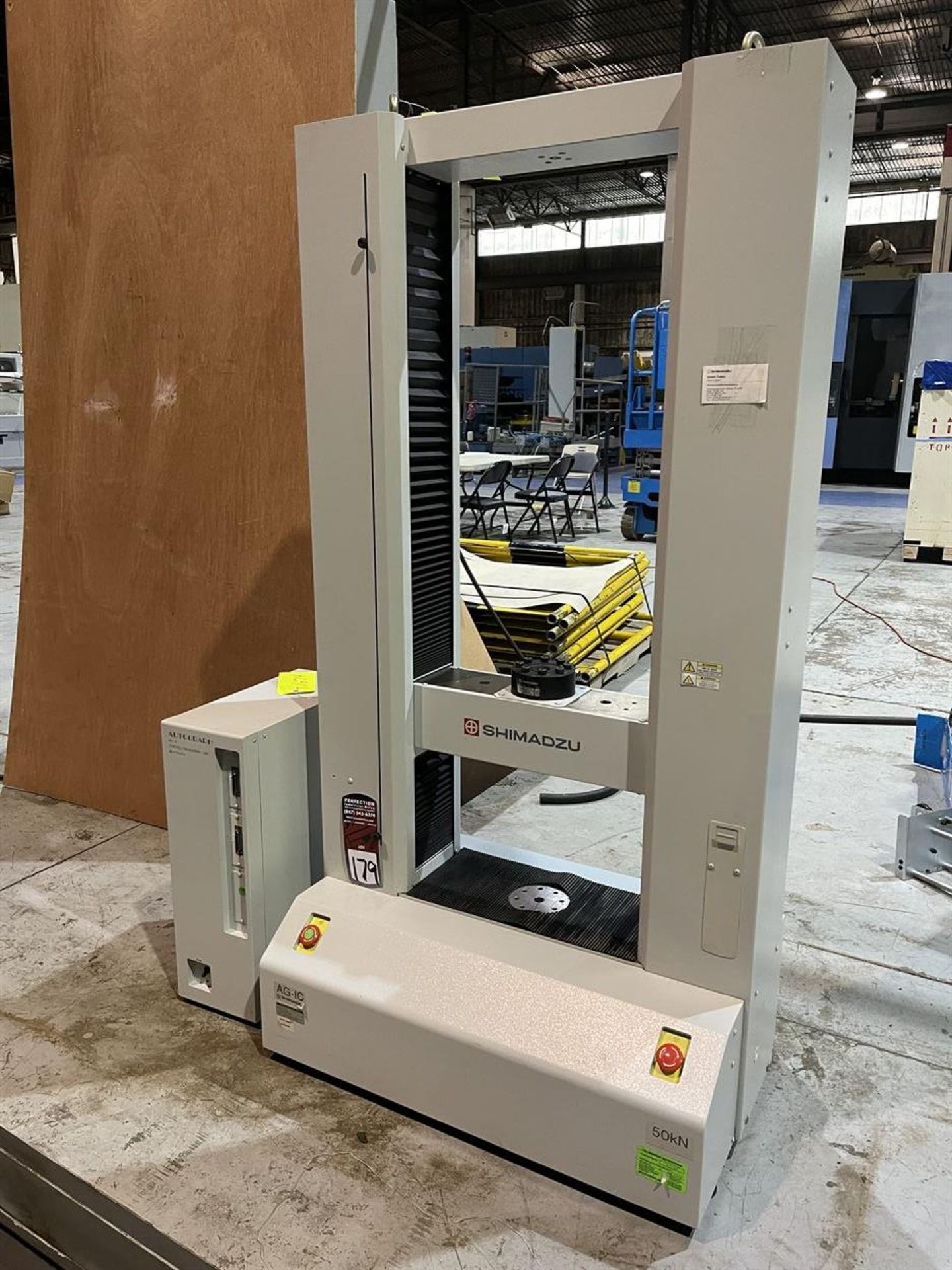 SHIMADZU AG-IC UNIVERSAL / TENSILE STRENGTH TESTER, s/n I30124936053, Autograph AG-IC Control/