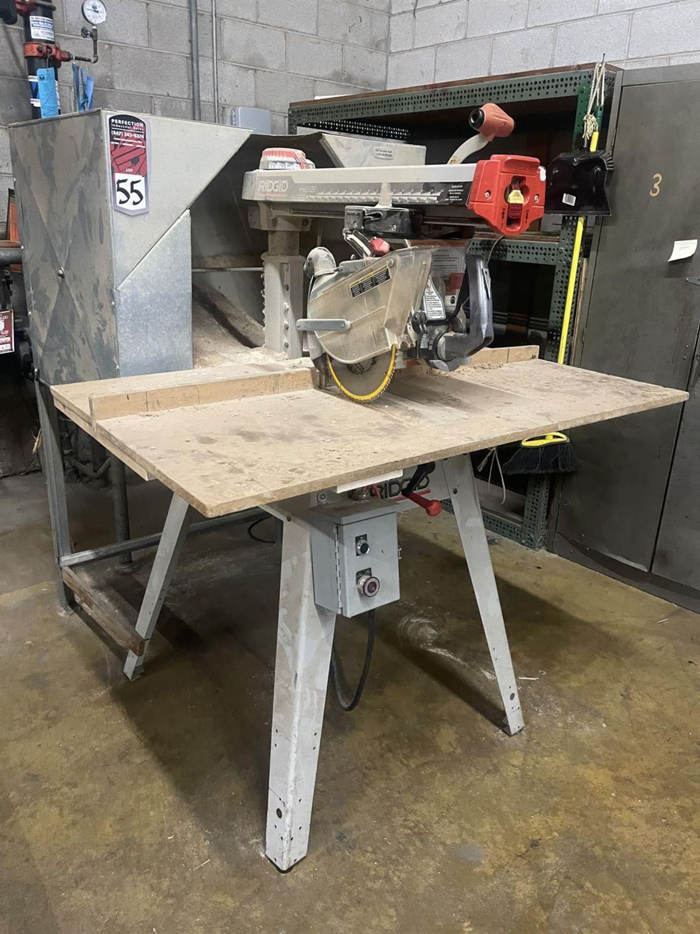 RIDGID RS1000 Radial Arm Saw, s/n 00110P0202