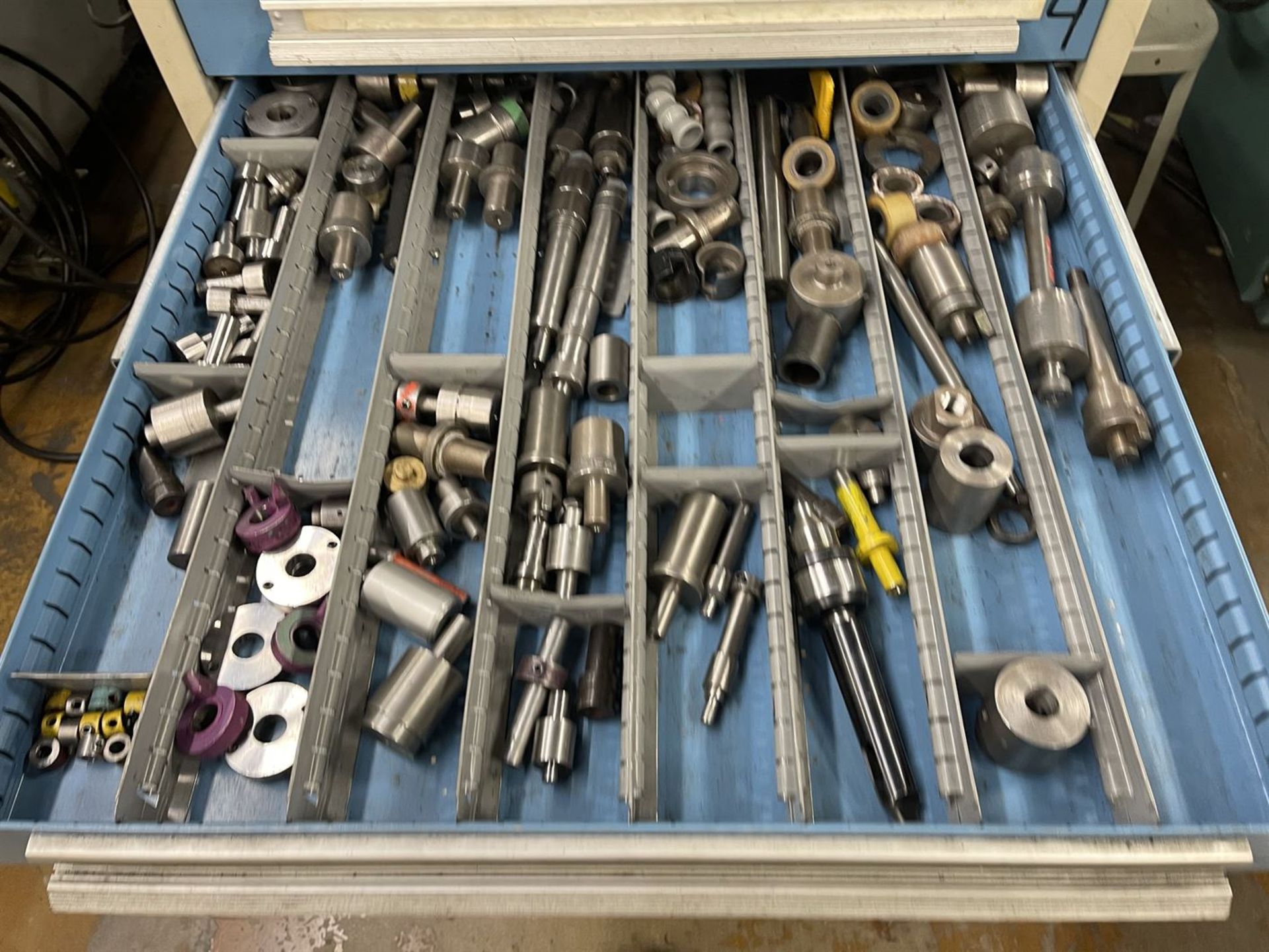Ball Bearing Tool Cabinet w/ Large Assortment of Roll Grinder Tooling - Image 5 of 10