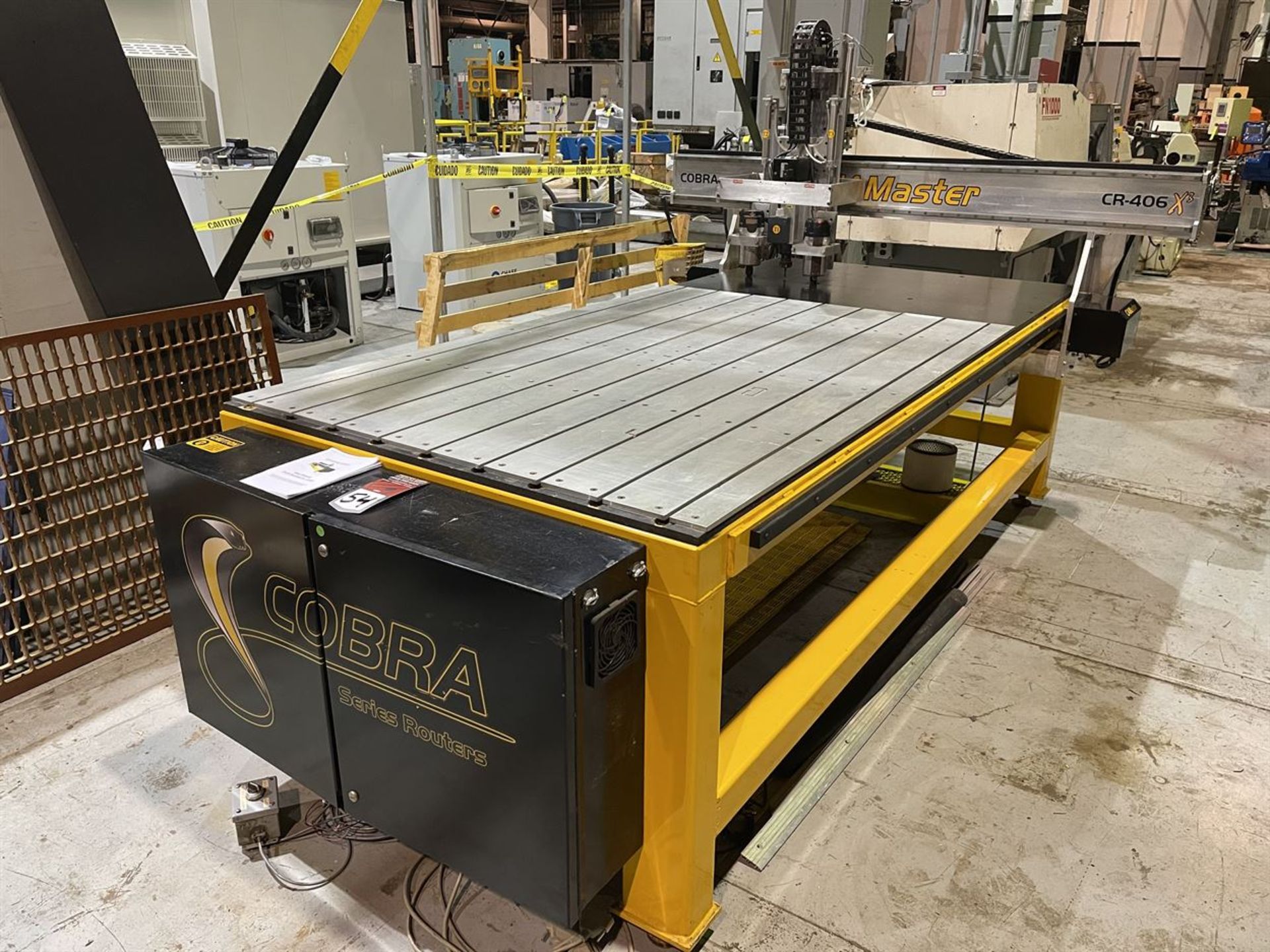 CAMASTER COBRA CR-406 CNC ROUTER (Note: This item was not owned or related to the Pamarco Faciity.