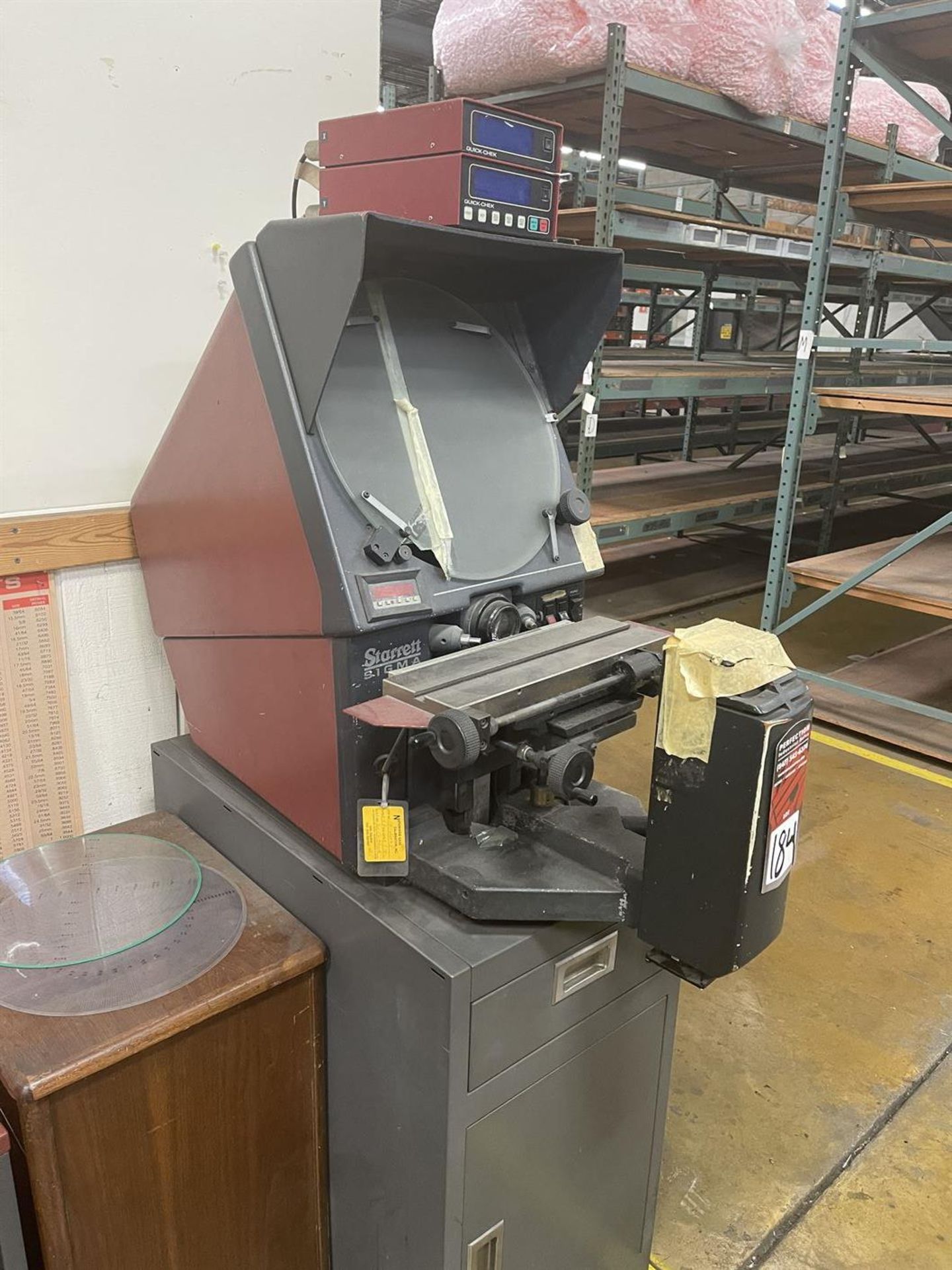 STARRETT SIGMA HE400 Profile Projector, s/n 2347, w/ Quick-Chek DRO - Image 2 of 5