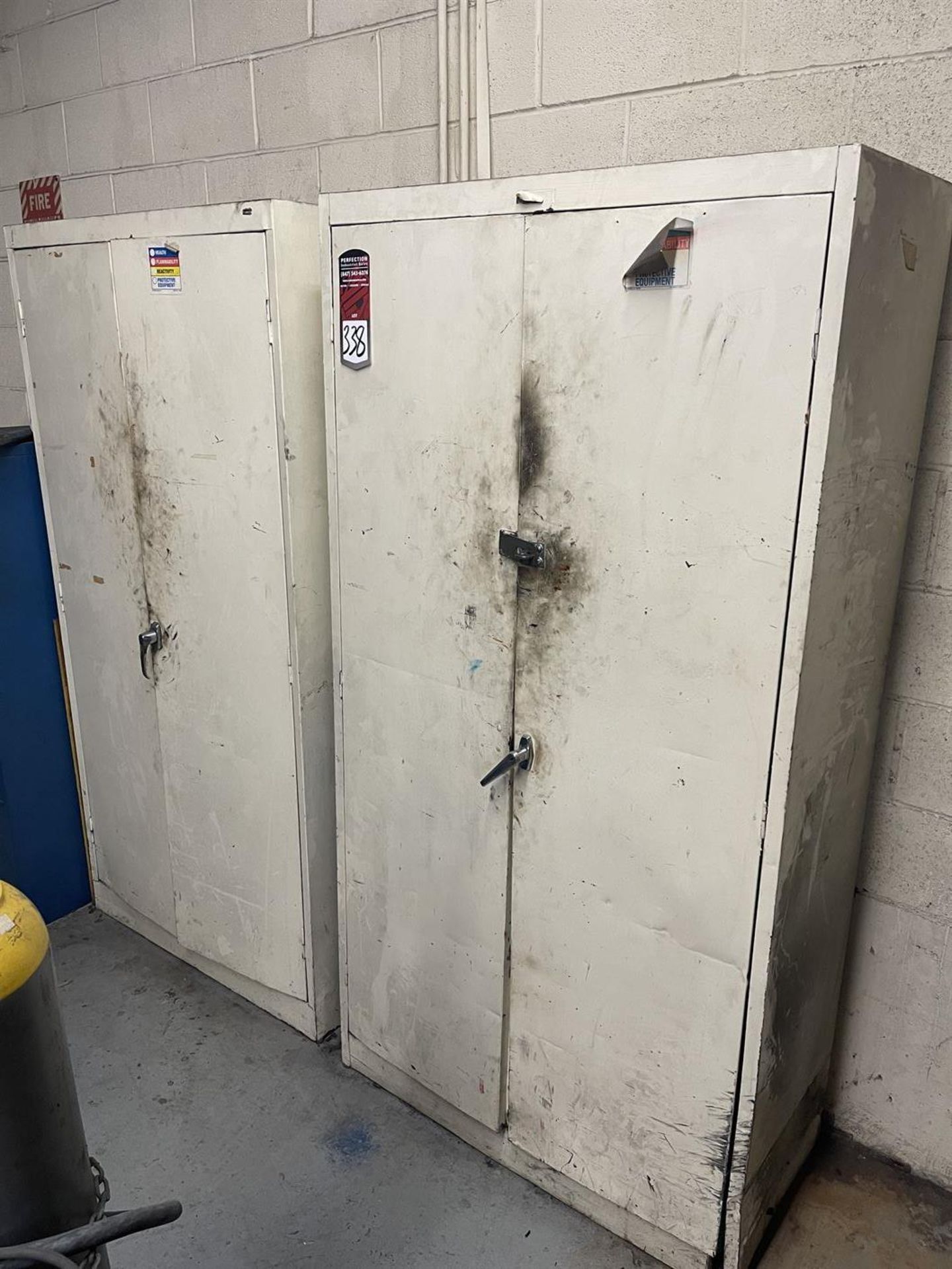 Lot of (2) Shop Cabinets
