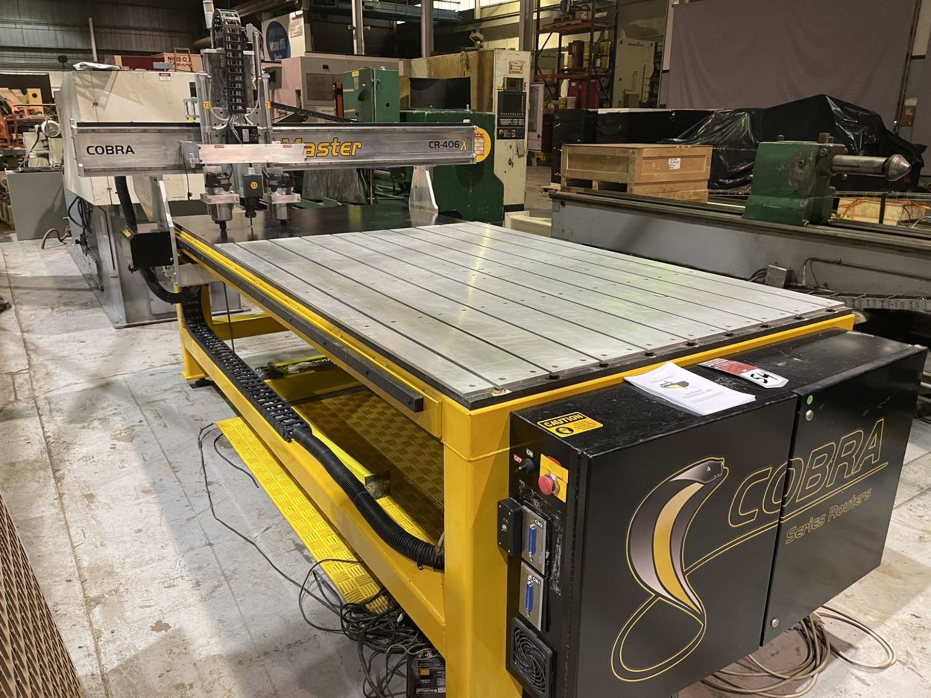 CAMASTER COBRA CR-406 CNC ROUTER (Note: This item was not owned or related to the Pamarco Faciity. - Image 2 of 5