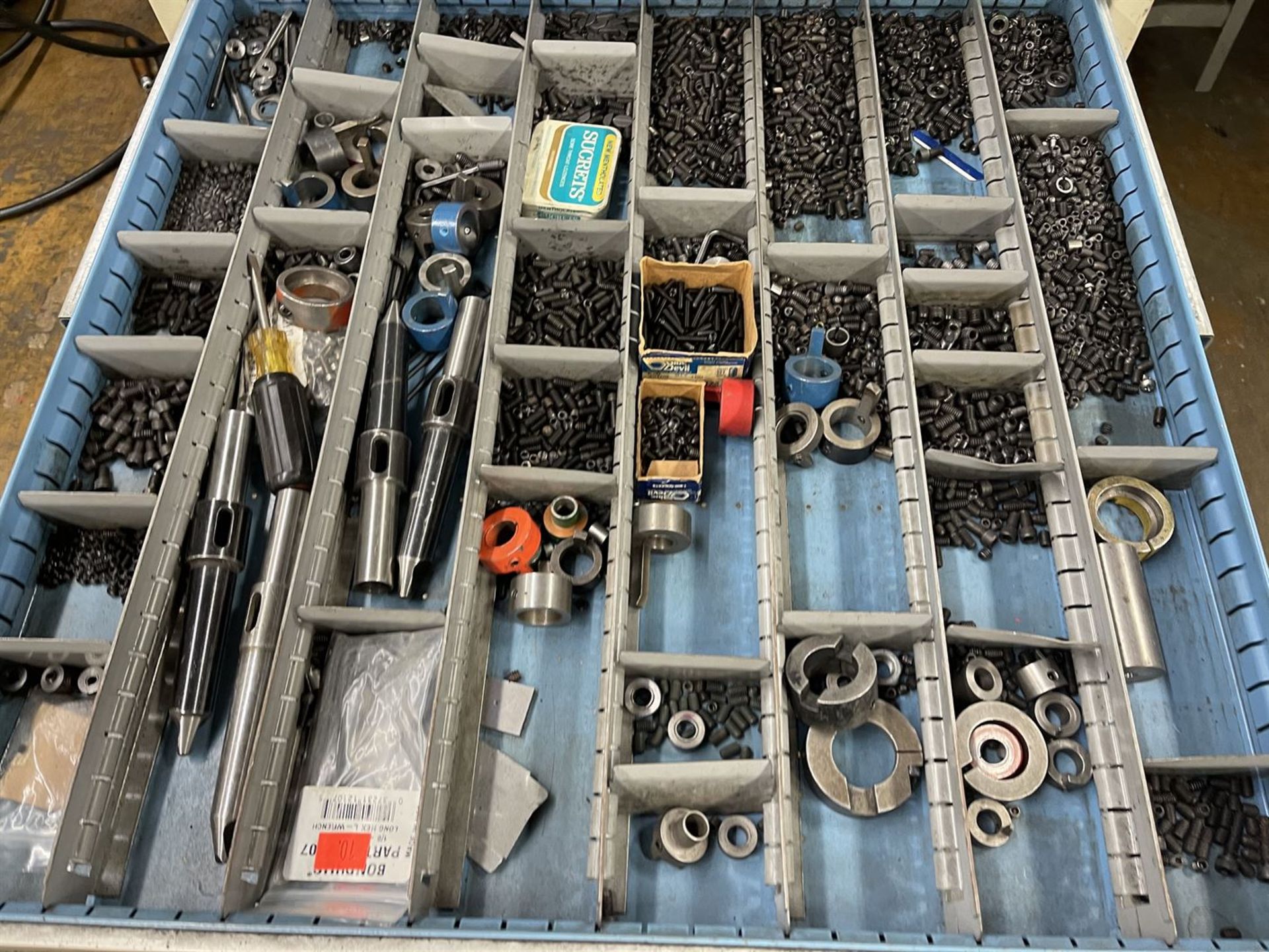 Ball Bearing Tool Cabinet w/ Large Assortment of Roll Grinder Tooling - Image 9 of 10