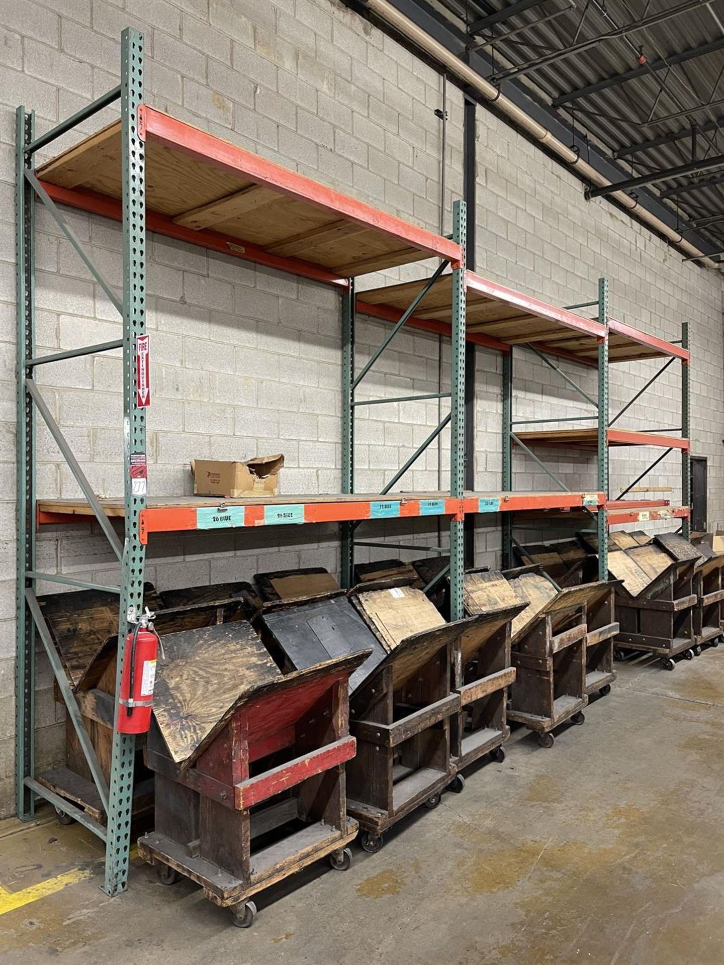 (3) Sections of Pallet Racking, 12'T x 8'W x 48" Deep