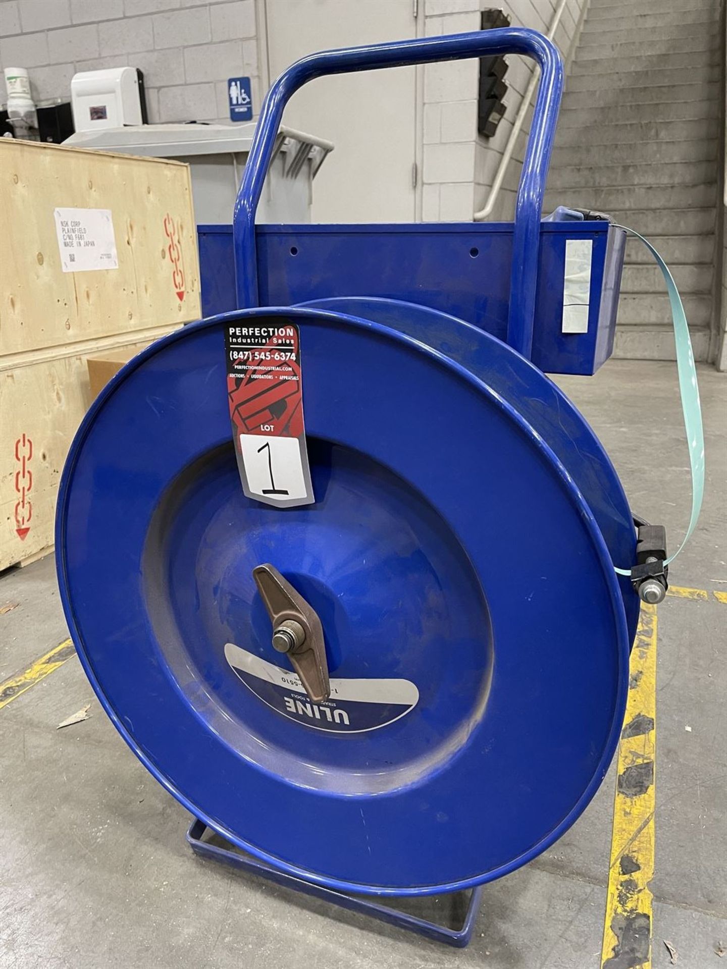 ULINE Poly Banding Cart w/ OR-T 250 Auto Tensioner