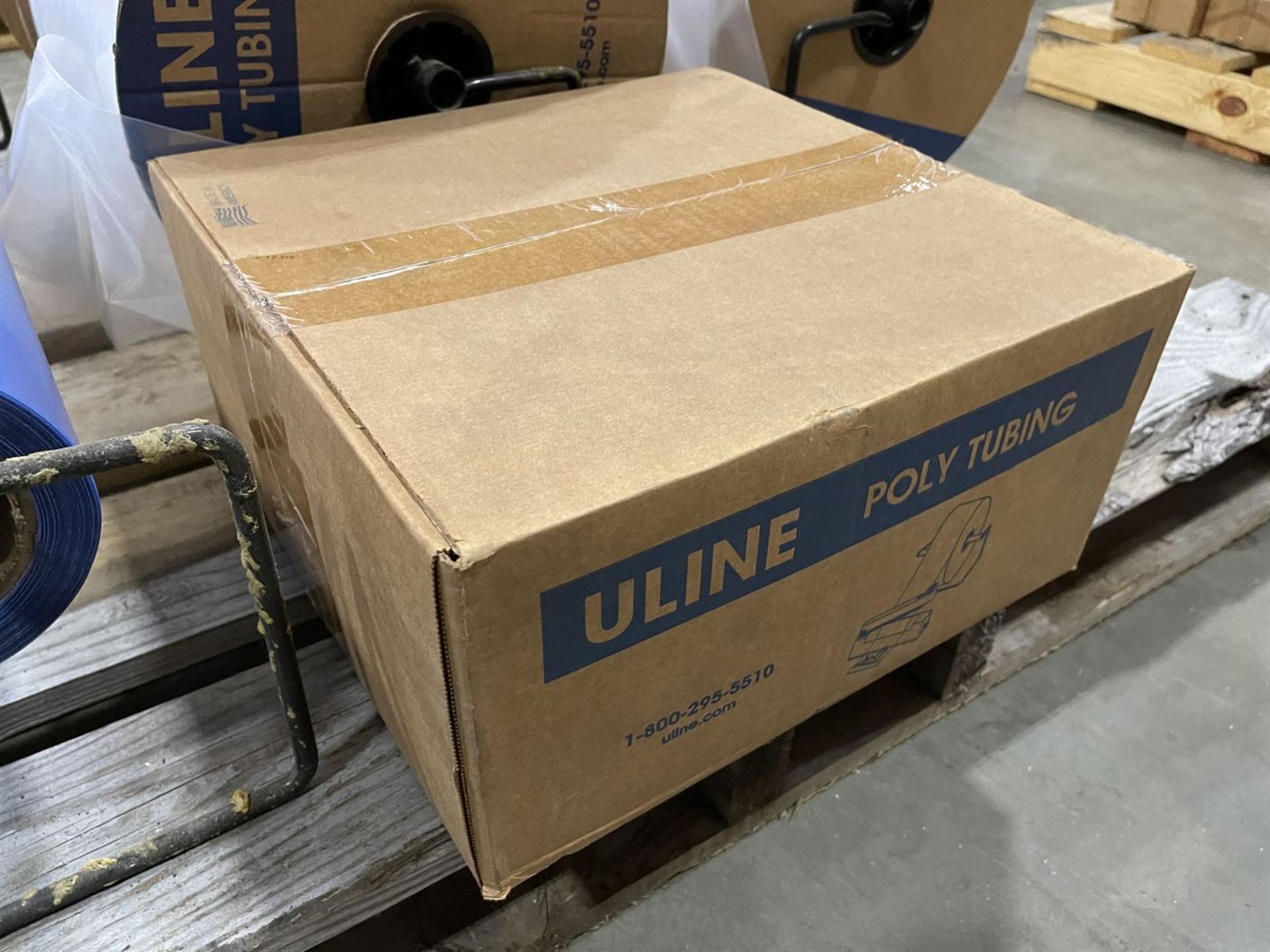 Pallet of ULINE Poly Tubing w/ Roll Dispensers - Image 3 of 3