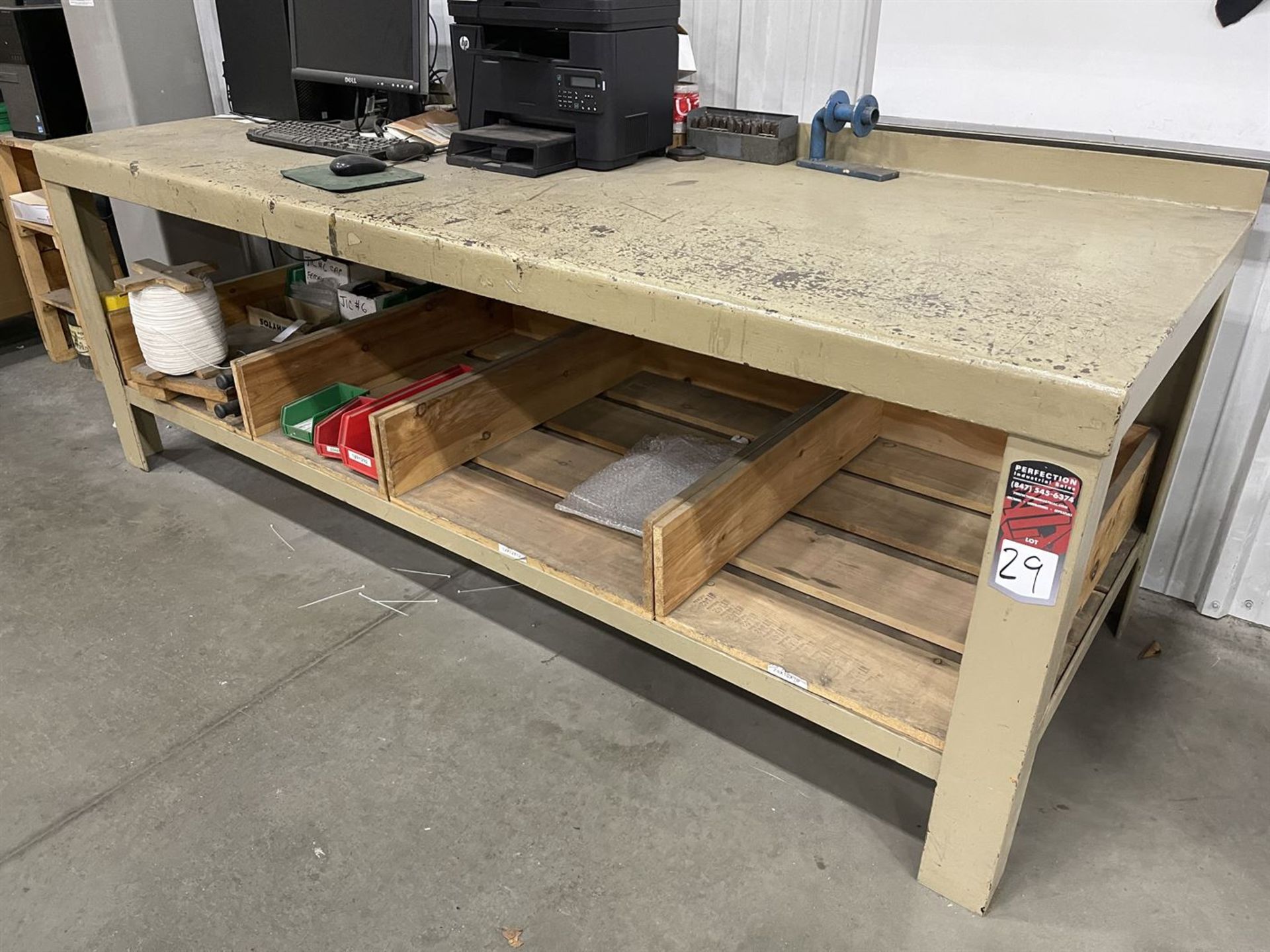 Heavy Duty Steel Table, 96" x 36" (No Content)