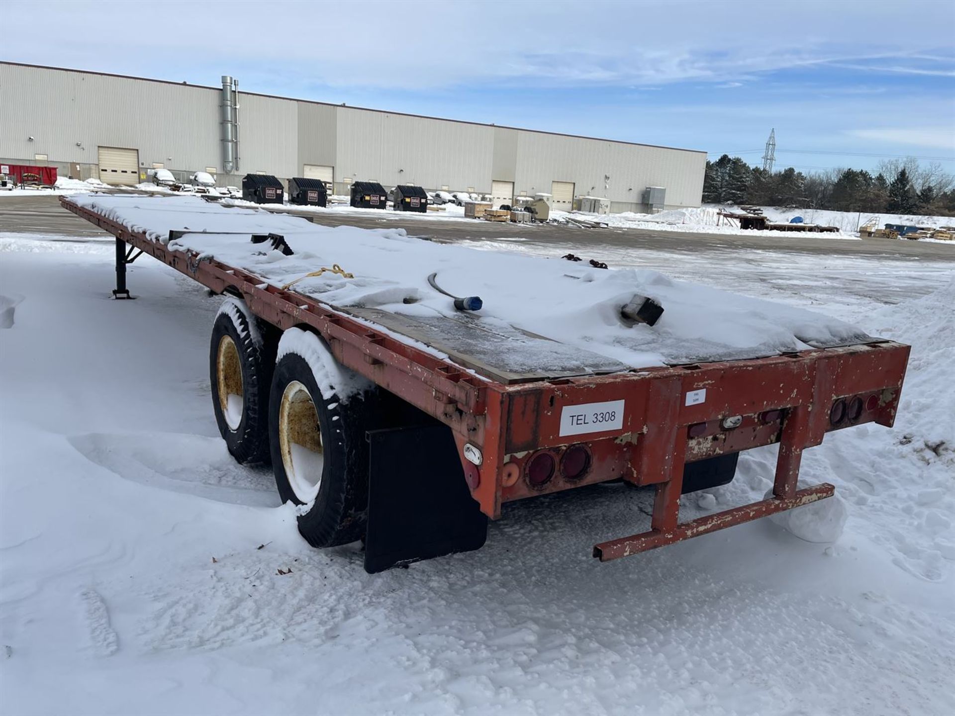 TRANSCRAFT TC-42-6 Flatbed Trailer, (No Title) - Image 8 of 8