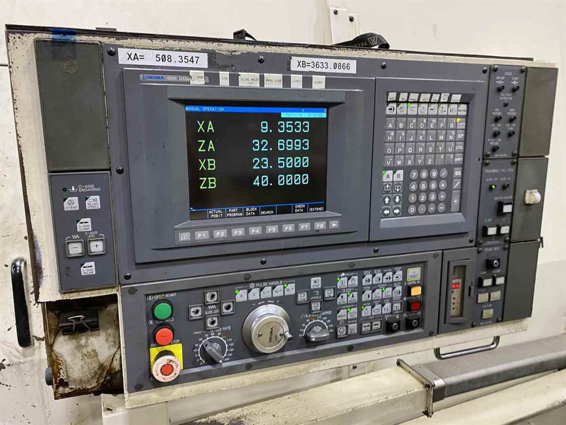 OKUMA IMPACT LU45-M Turning Center, s/n 0204, w/ OSP-U100 Control, 33.07" Swing Over Covers, 118.11" - Image 8 of 9