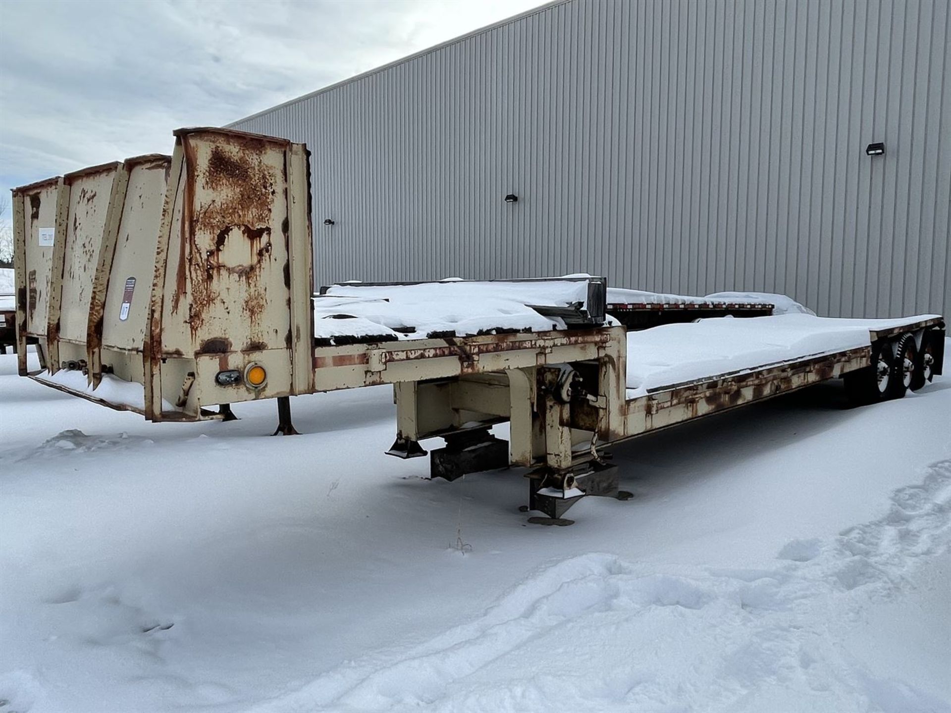 Unknown Make Drop Deck Yard Trailer, (No Title)