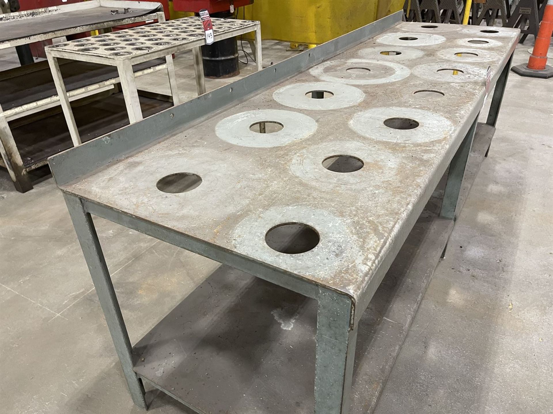 Steel Tool Holder Table, 30" x 108" - Image 2 of 2