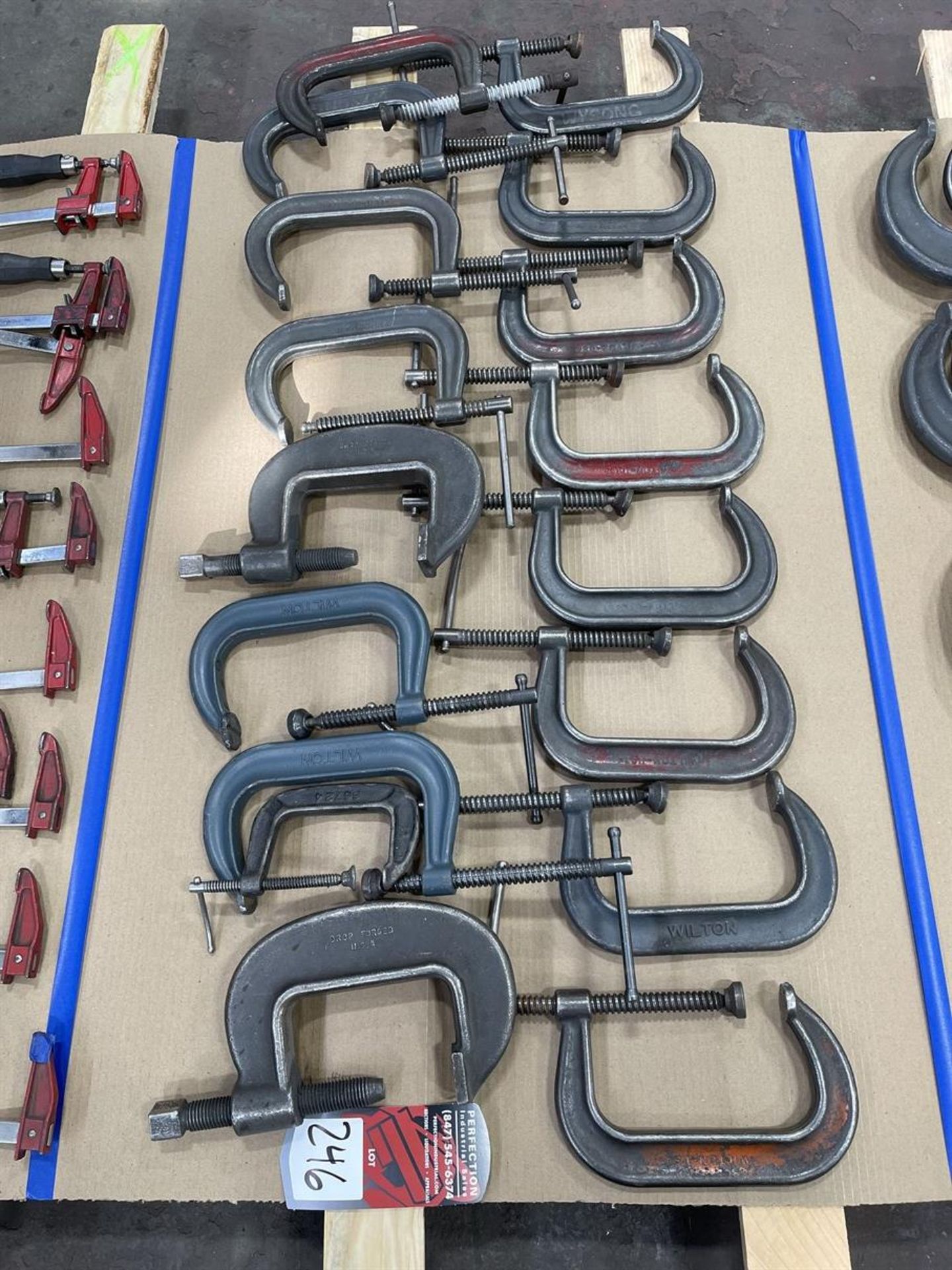 Lot of Assorted C-Clamps