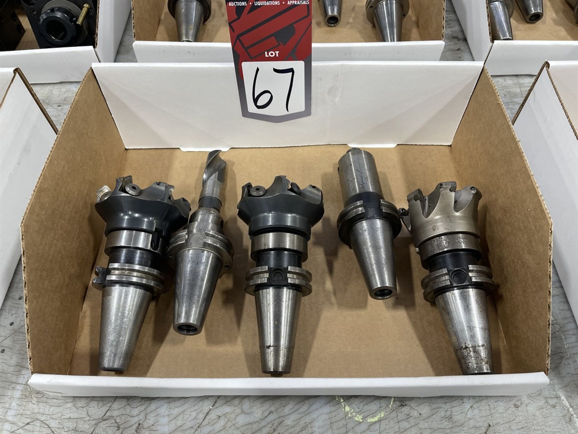 Lot of (5) CT40 Tool Holders