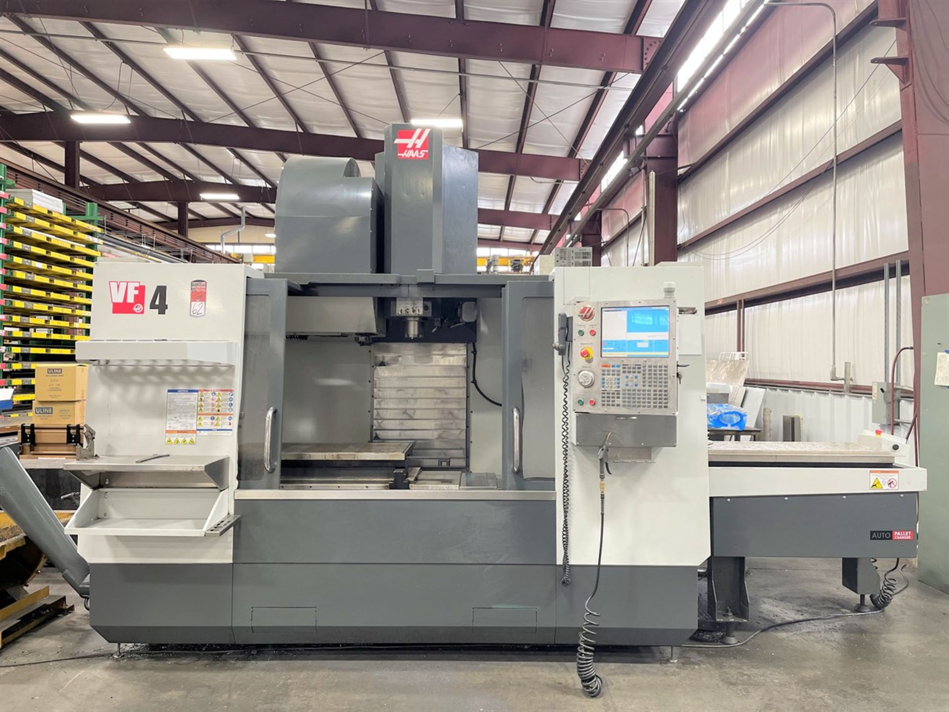 2010 HAAS VF-4APC 5 Axis Dual Pallet Vertical Machining Center, s/n 1080486, w/ HAAS Control, - Image 2 of 10