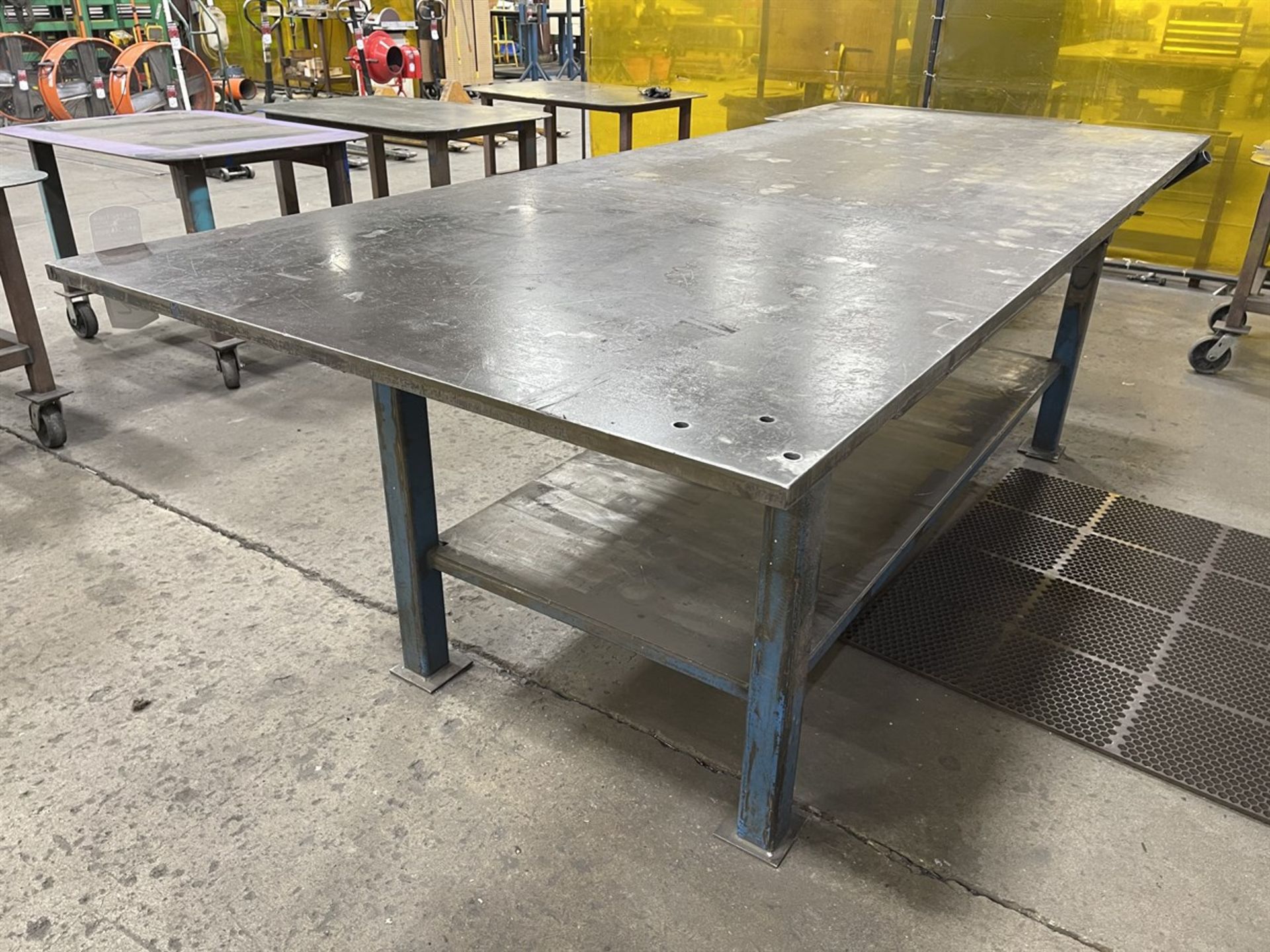 Heavy Duty Steel Welding Table, 48" x 120" x 1" Thick - Image 2 of 2