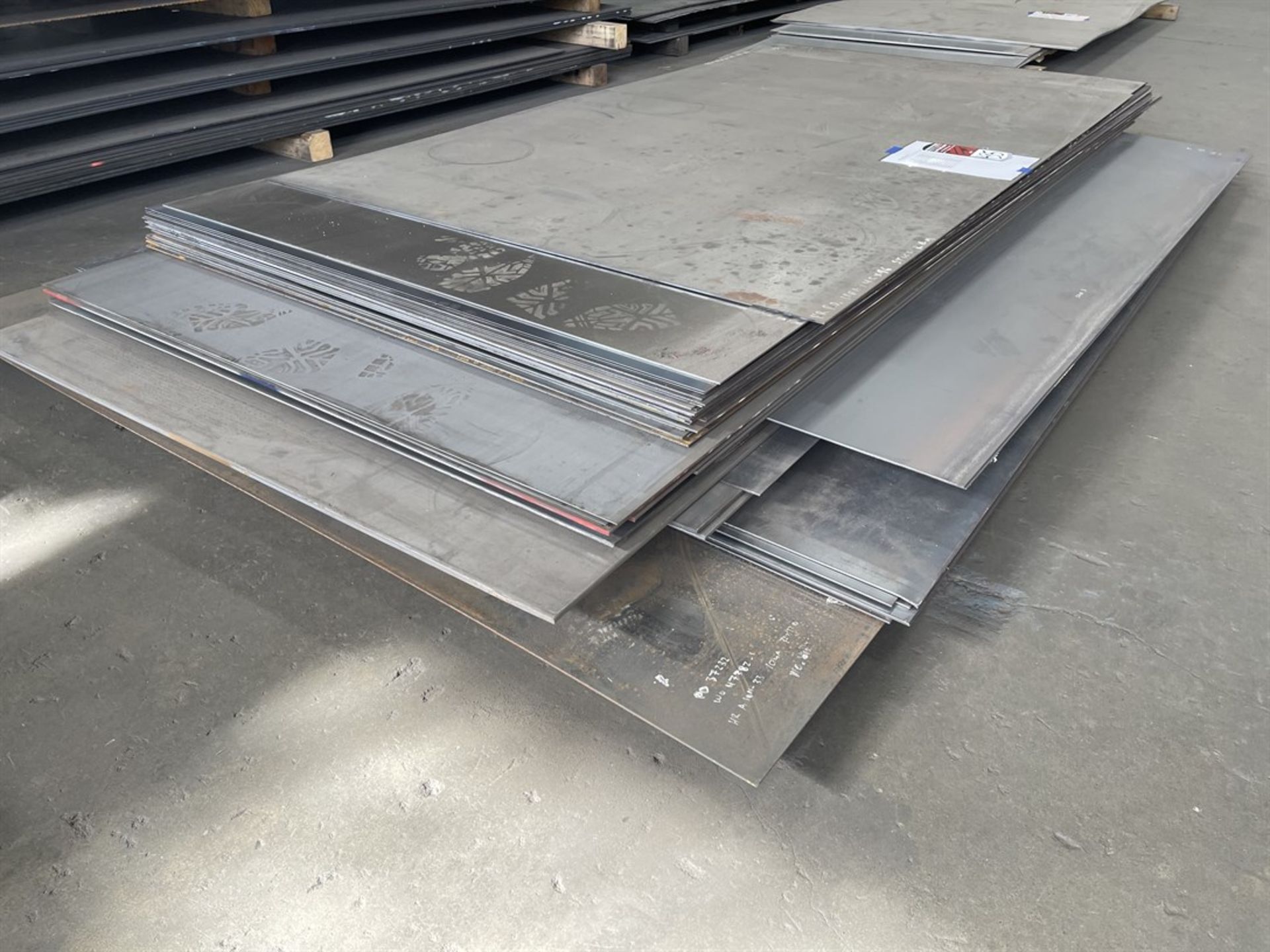 Lot of Assorted Gages of Steel Sheet Stock - Image 2 of 4
