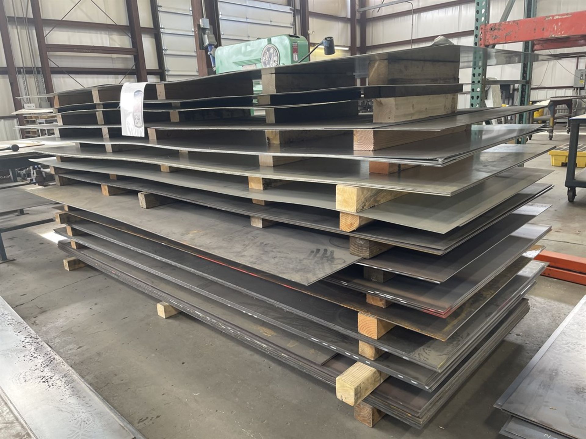 Lot of Assorted A36, A572 and Galvanized Steel Sheet Stock - Image 2 of 5