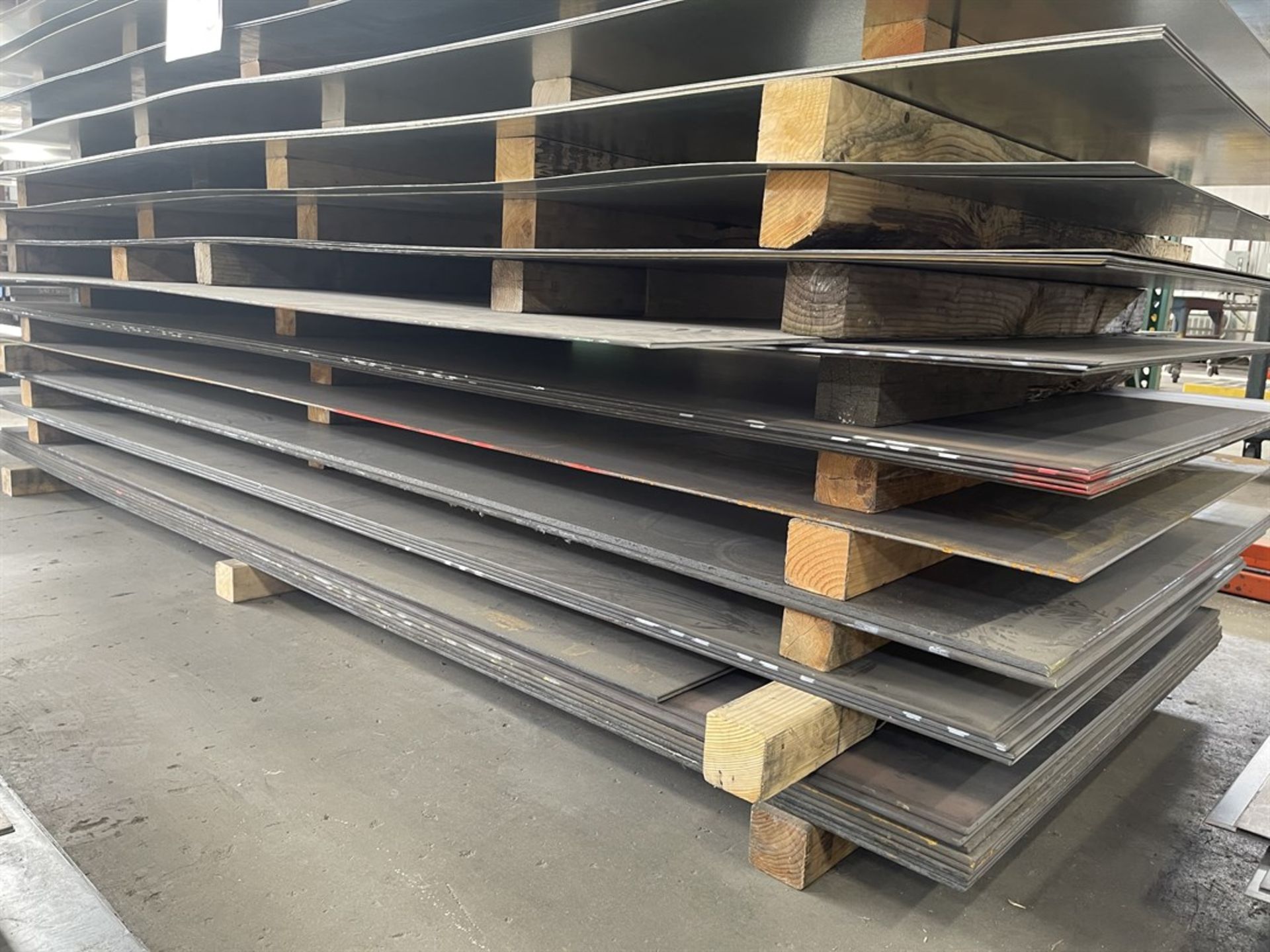 Lot of Assorted A36, A572 and Galvanized Steel Sheet Stock - Image 4 of 5
