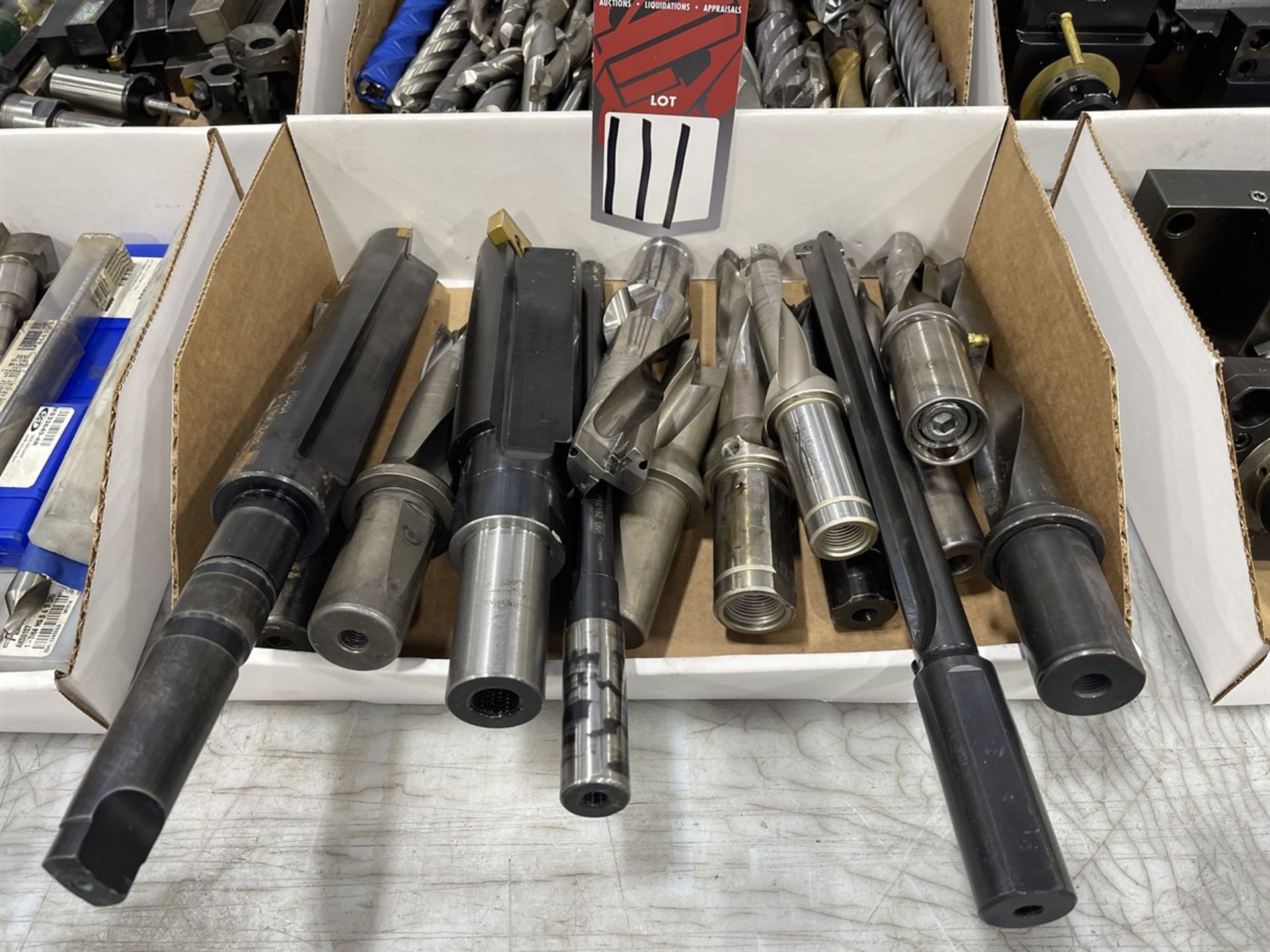Lot of Assorted Core Drills and Spade Drills