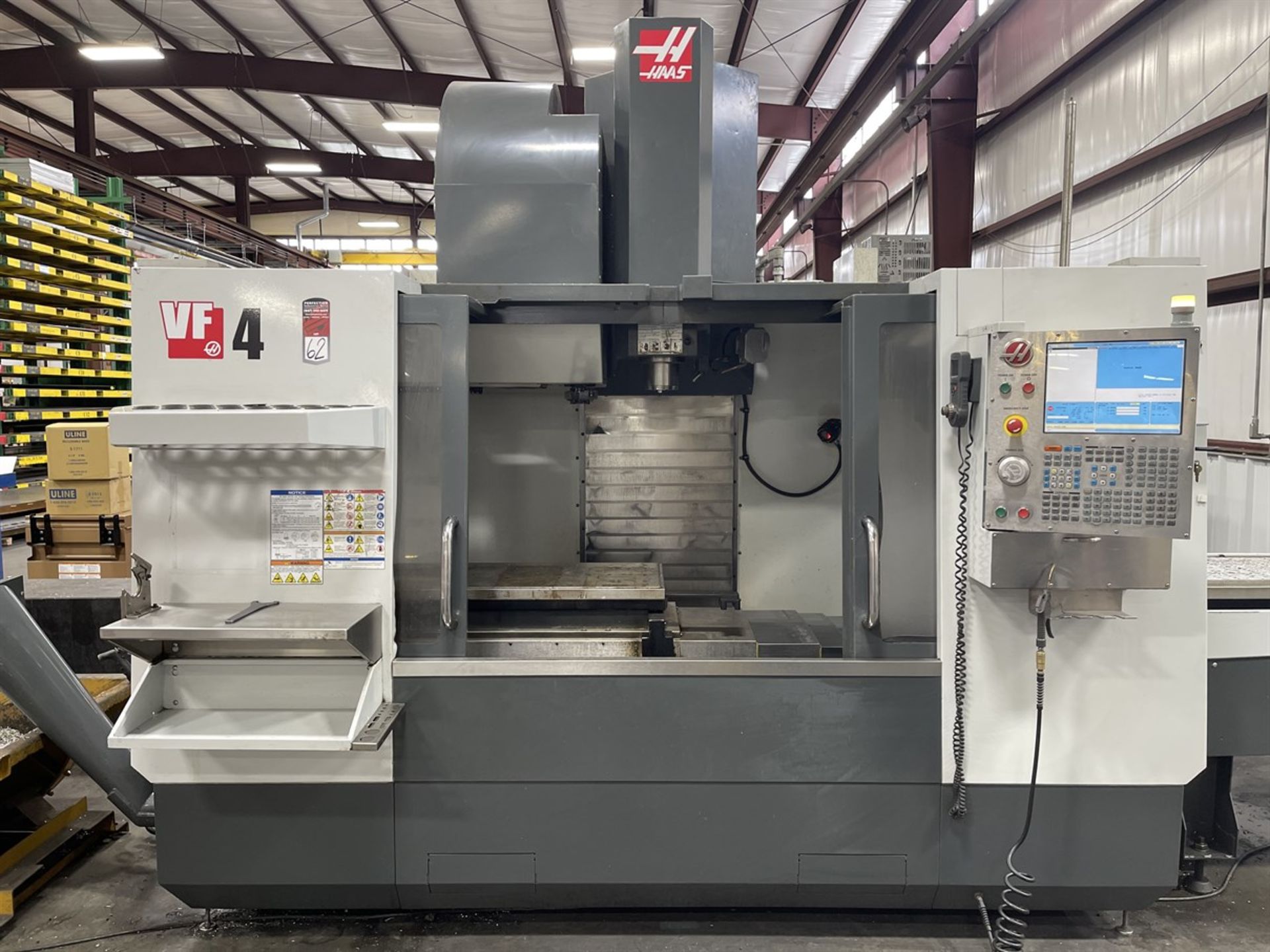 2010 HAAS VF-4APC 5 Axis Dual Pallet Vertical Machining Center, s/n 1080486, w/ HAAS Control, - Image 3 of 10