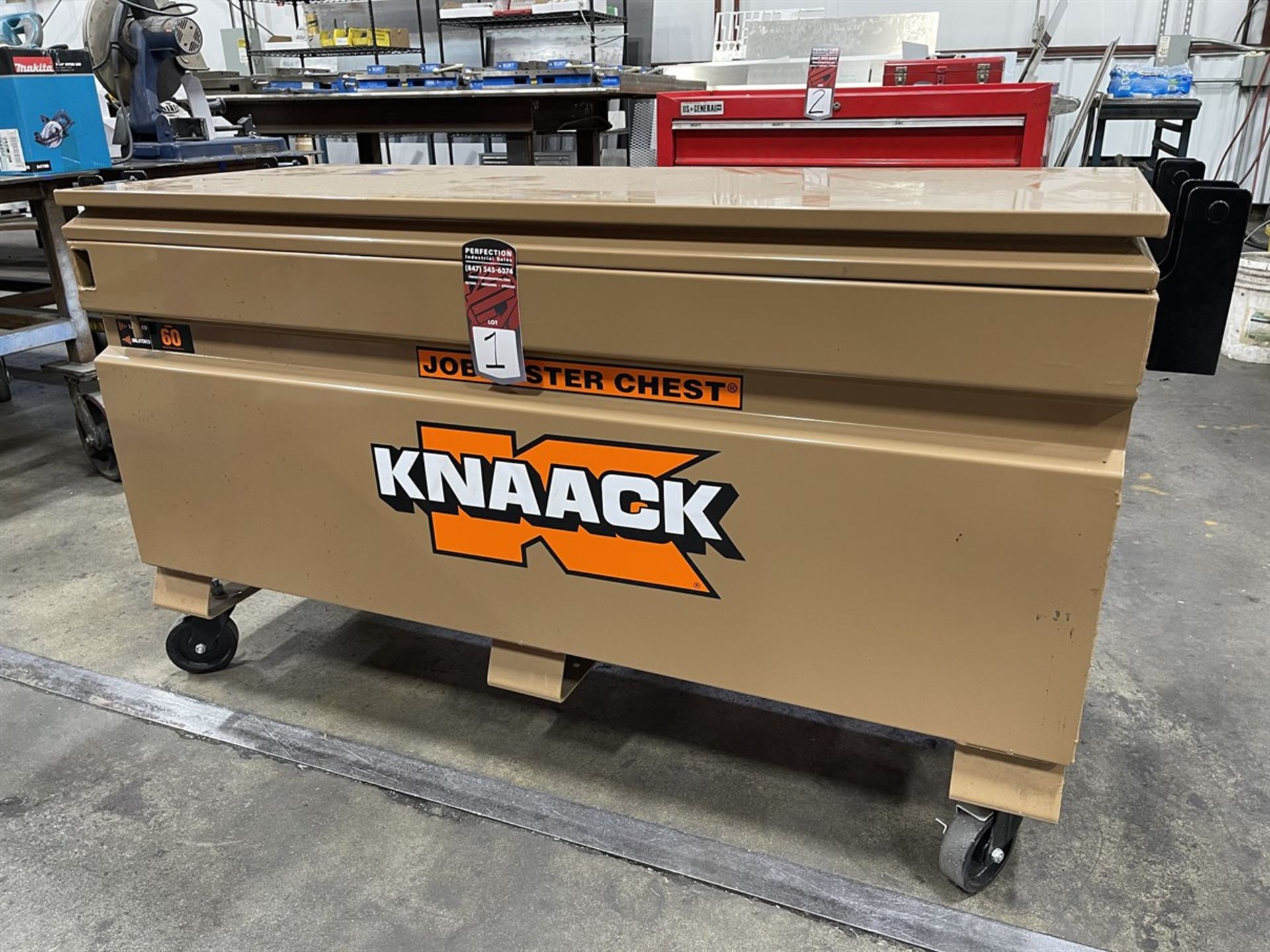 KNAACK 60 Jobmaster Chest (Used to Store Lot #63 HAAS Trunnion Table)