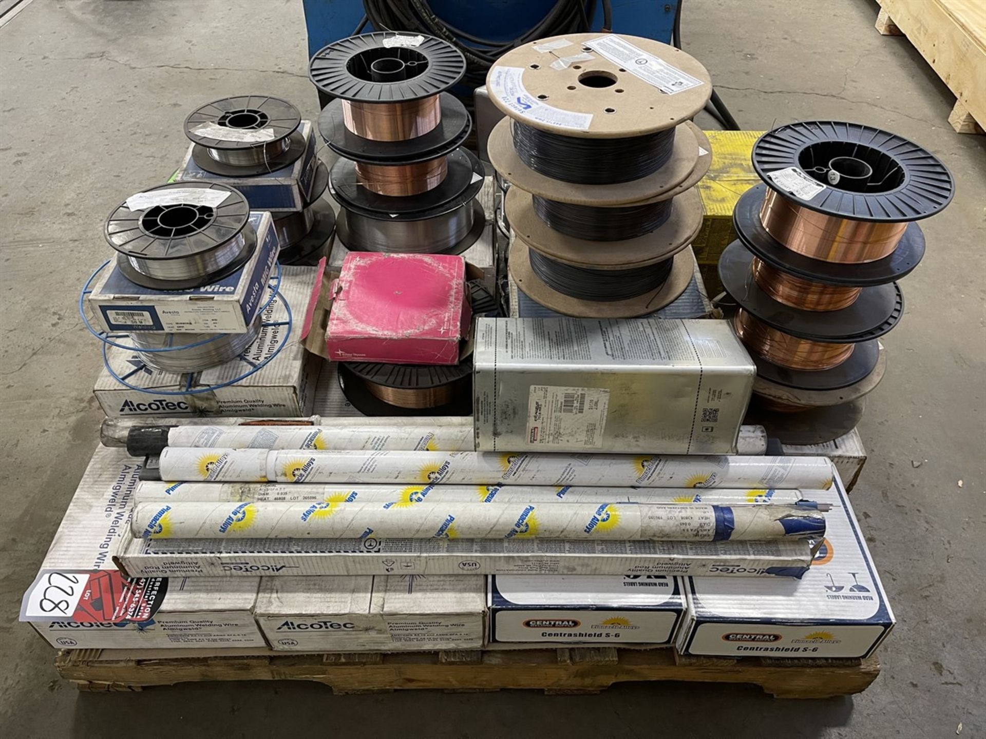 Lot of Assorted Welding Wire Spools and TIG Welding Rod Including AlcoTec ER5356, ER4043, Arcos - Image 2 of 8