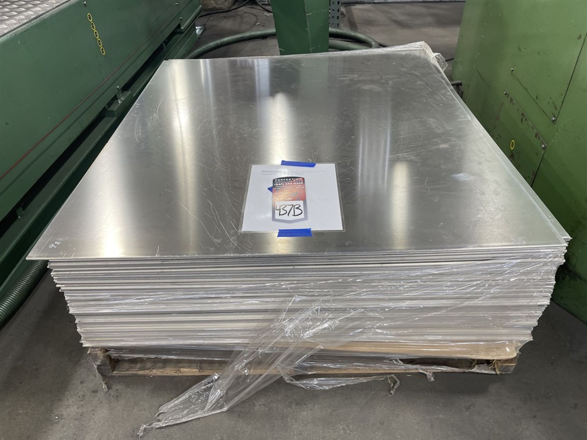 Lot of .125 Aluminum 6061-T6 48" x 41" Sheets