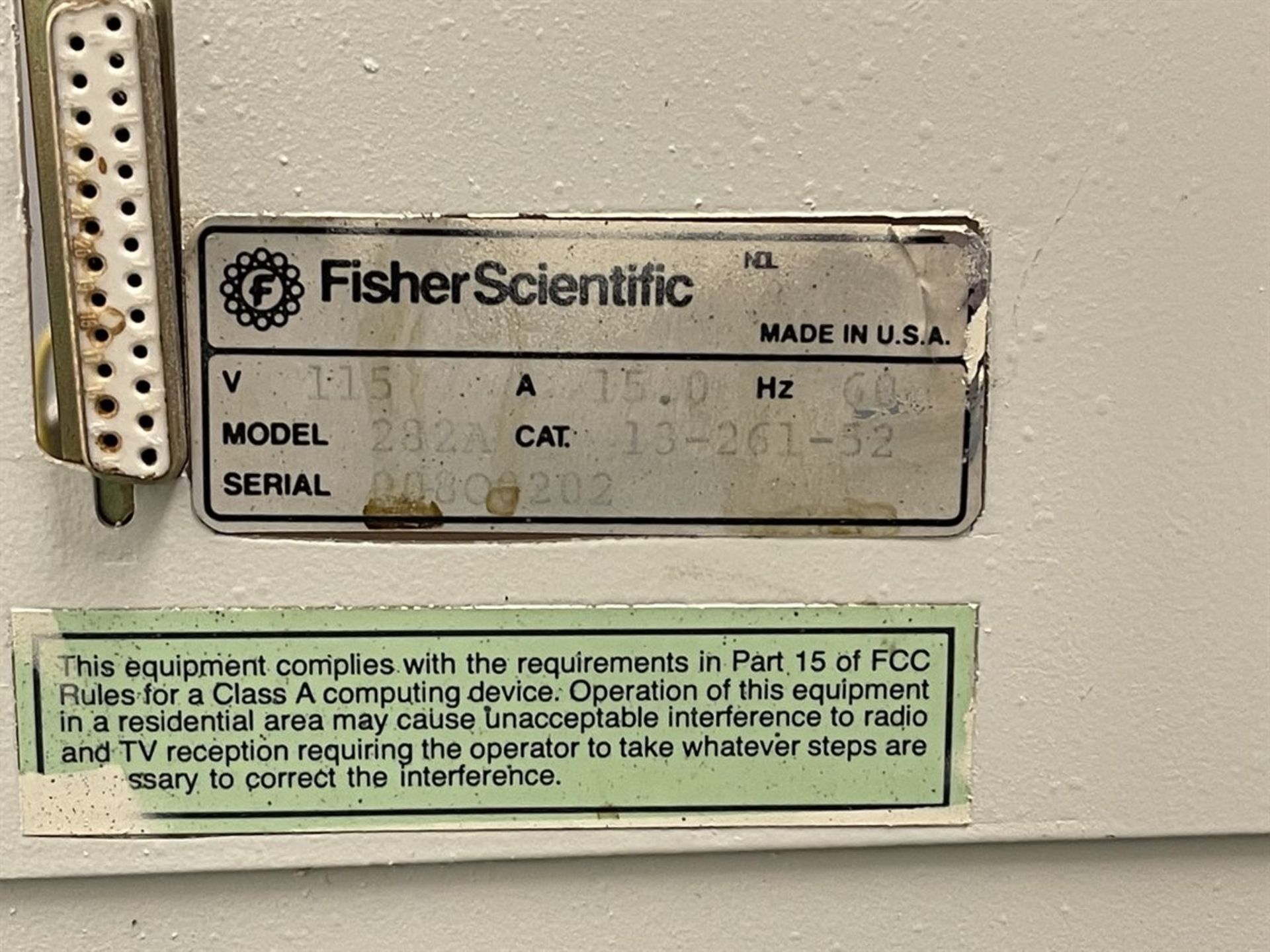 Fisher Scientific Cure-10 Lab Oven 282A, s/n 00800202, (Location: Test Cell Building) - Image 4 of 4