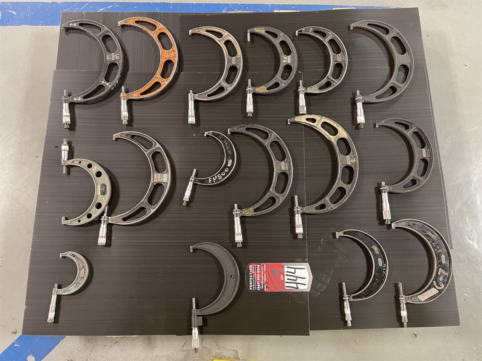 Pallet of Assorted STARRETT Outside Micrometers