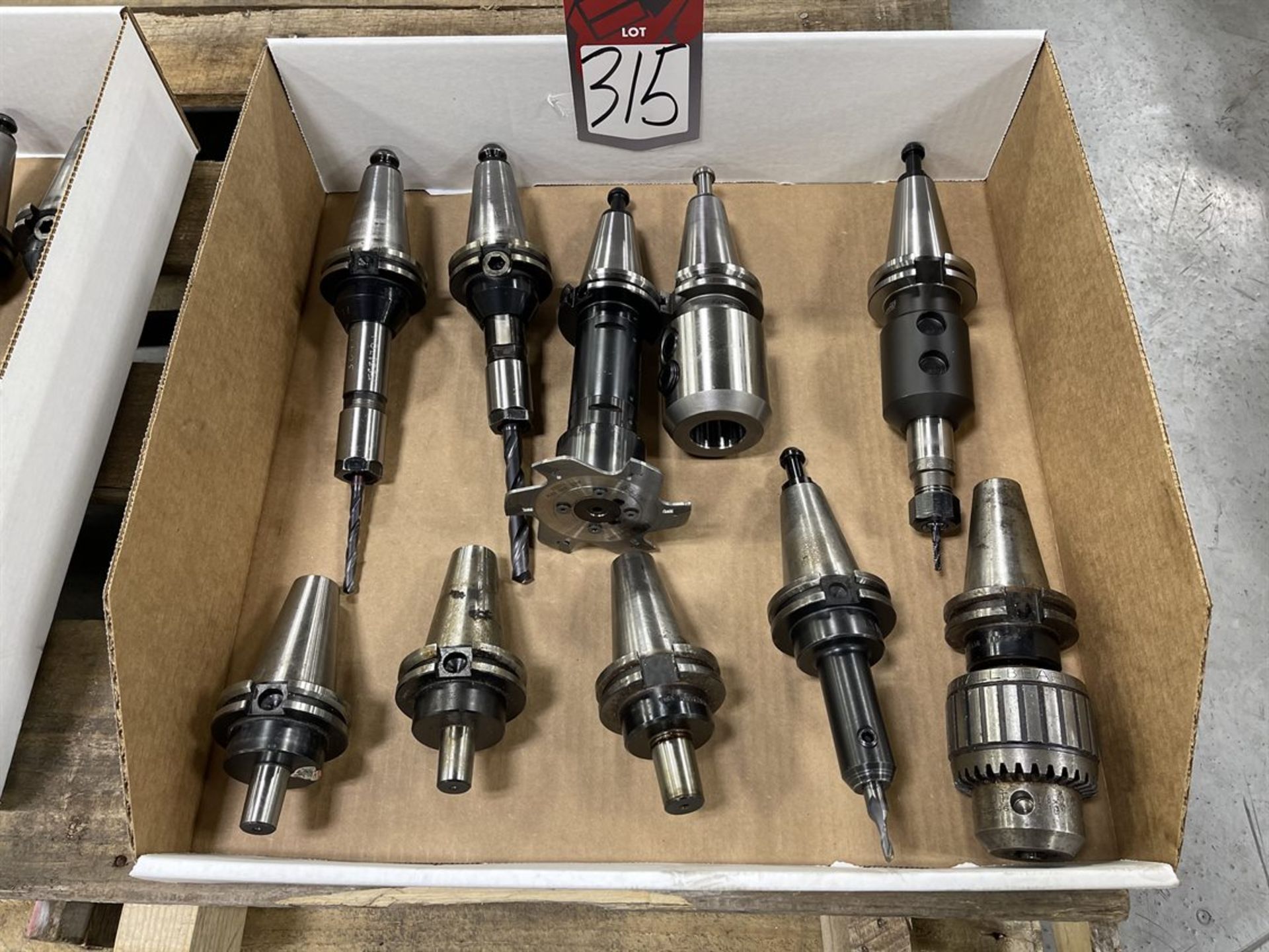 Lot of (10) CAT 40 Tool Holders