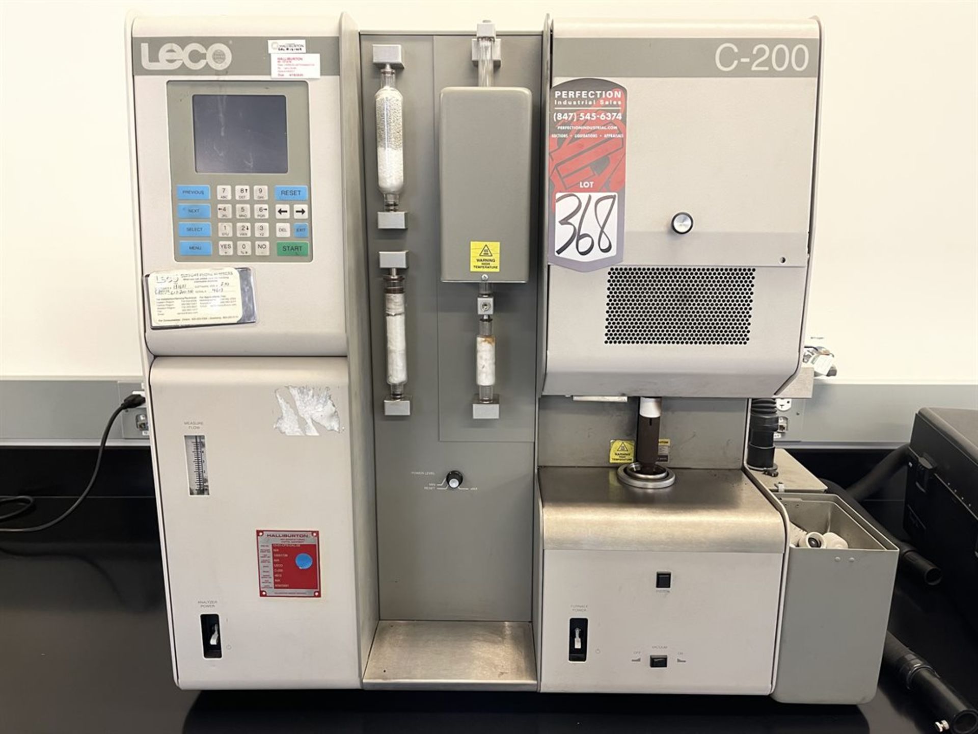 Leco C-200 Carbon Analyzer, s/n 4613, SAP 10051729, (Location: Met Lab 2nd Floor) - Image 3 of 6