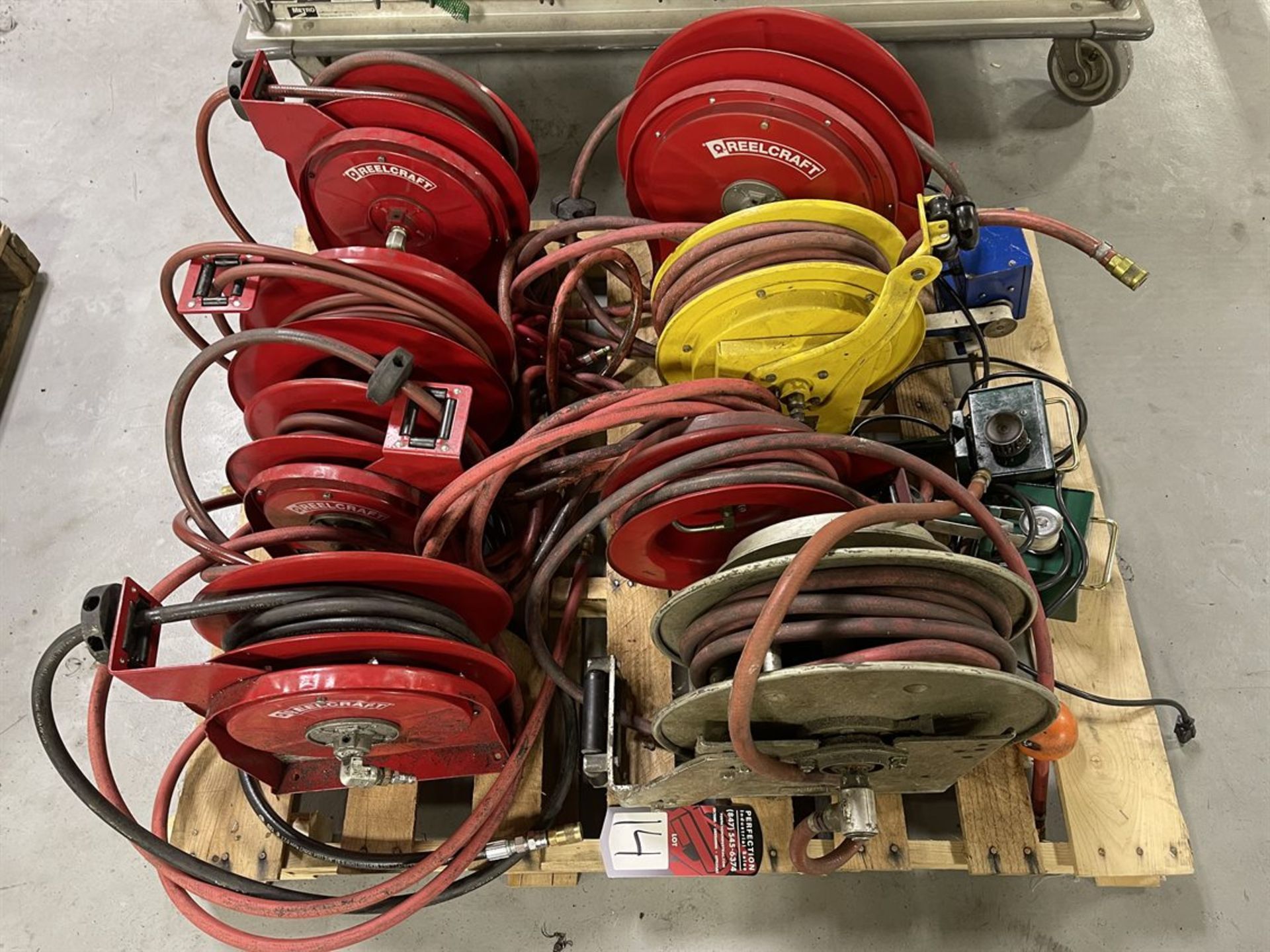 Lot of Assorted Hose Reels and Coolant Skimmers - Image 2 of 3