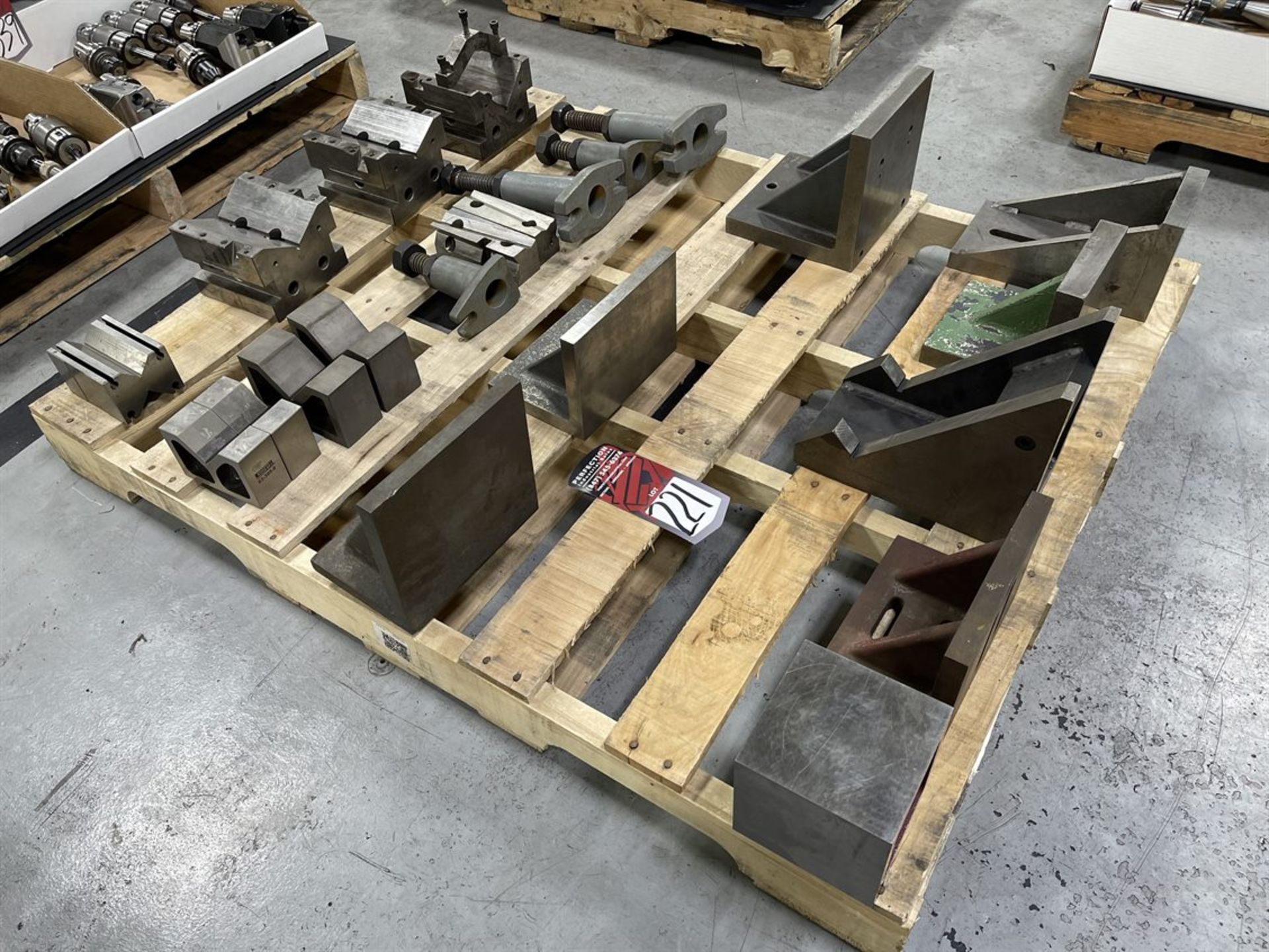 Lot of Assorted Angle Plates and V-Blocks