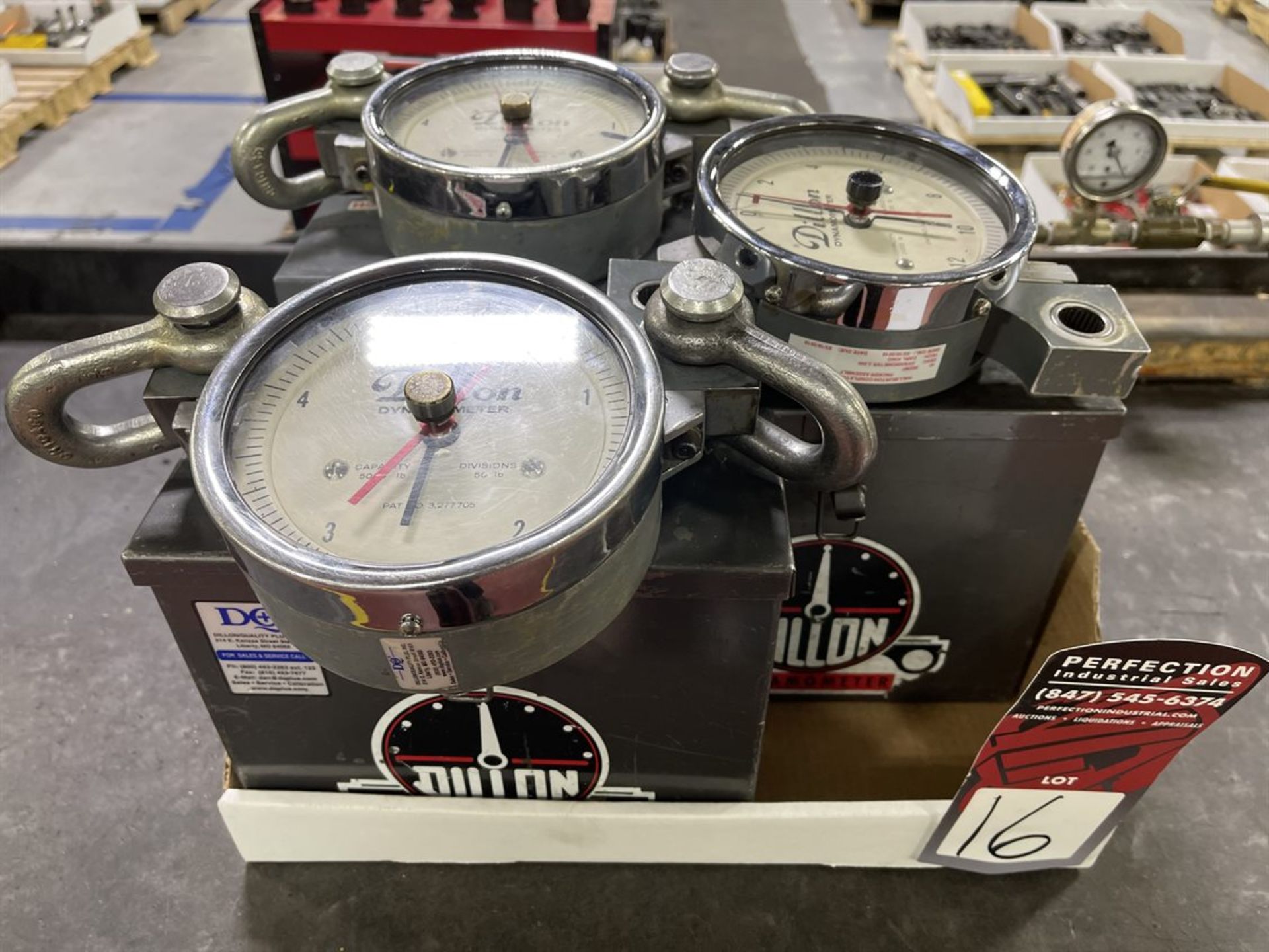 Lot of (3) DILLION Dynamometers