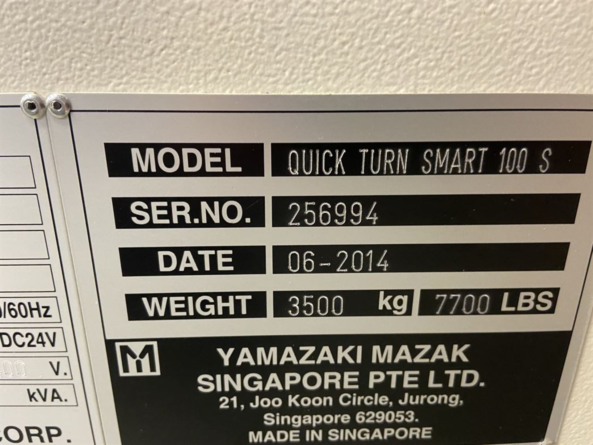 2014 Mazak Quick Turn Smart 100S CNC Lathe, s/n 256994, Mazatrol Smart CNC, 6” 3-Jaw Chuck, 12 - Image 6 of 8