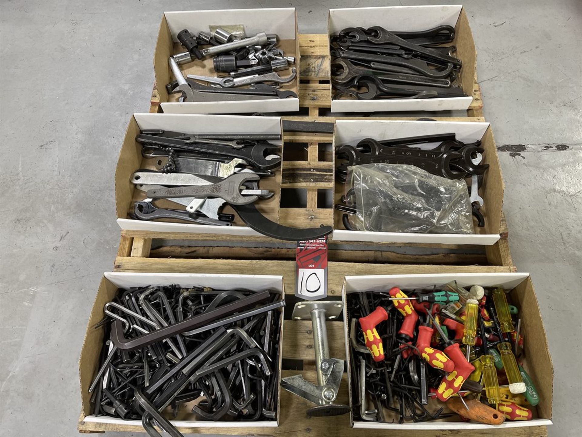 Lot of Assorted Wrenches, Hex Wrenches, and Spanner Wrenches