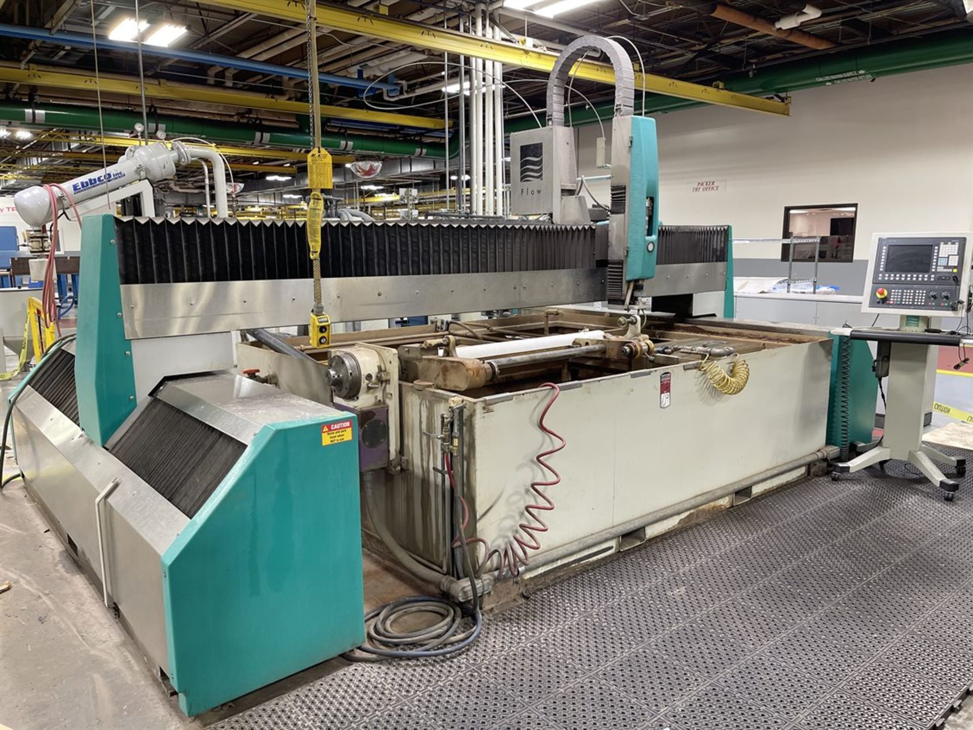 20006 FLOW Waterjet WMC 3020 CNC, s/n 98274, Siemens CNC Control, 96" x 117" Cutting Area, 12"