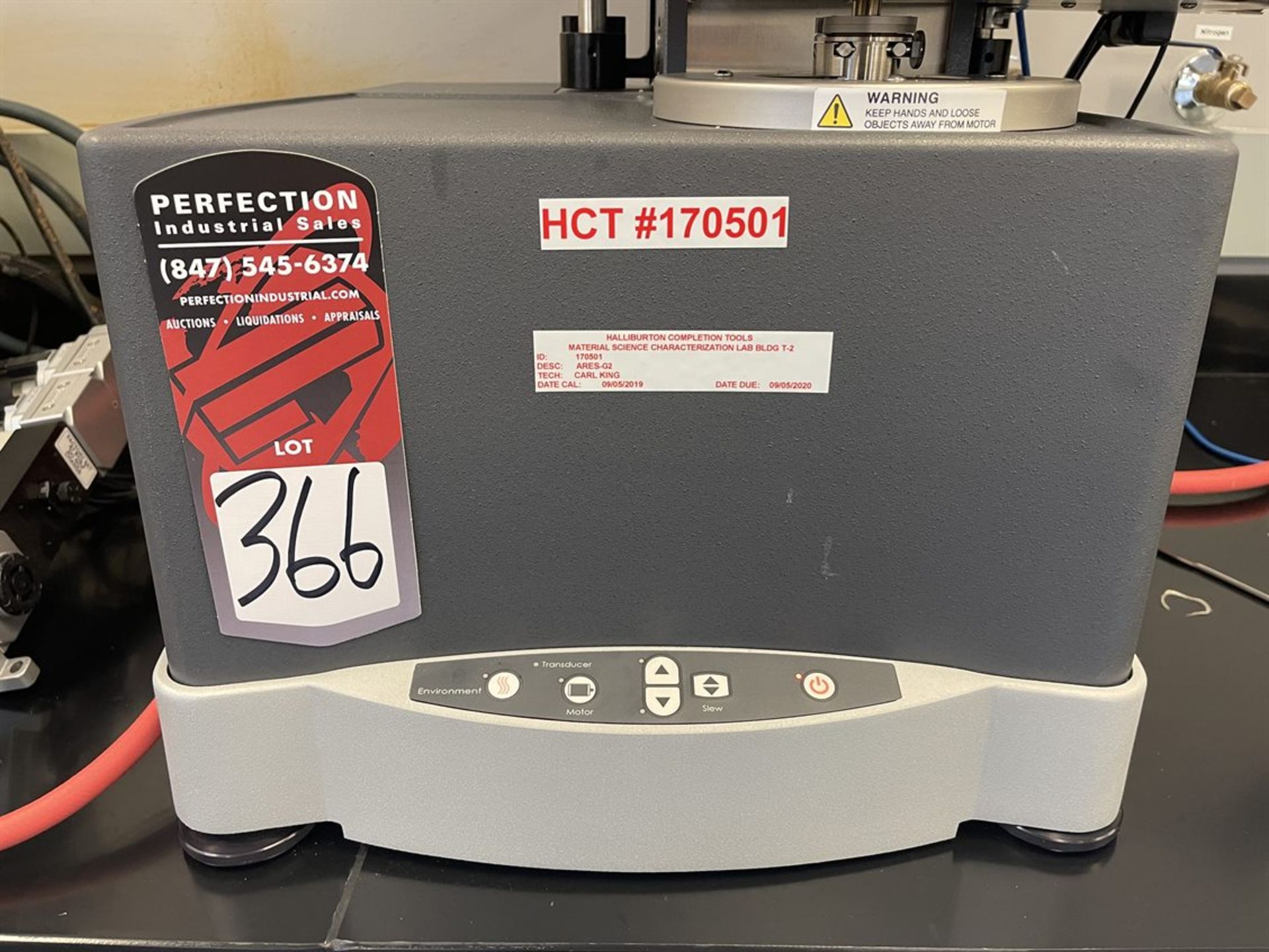 TA INSTRUMENTS Ares G2 Rheometer, s/n 4010-0314, HCT 170501, (Location: Met Lab 2nd Floor) - Image 4 of 8