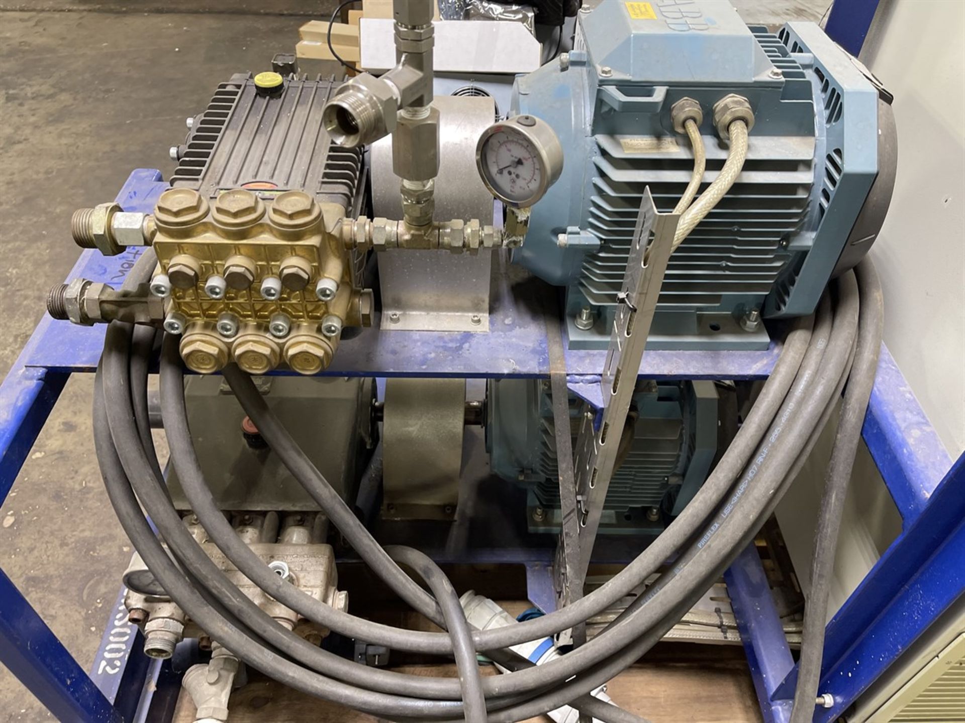 Dual Pump Station, (2) 6.4KW Pumps, Manifolds, Controls Panel, Flow Control - Image 3 of 4