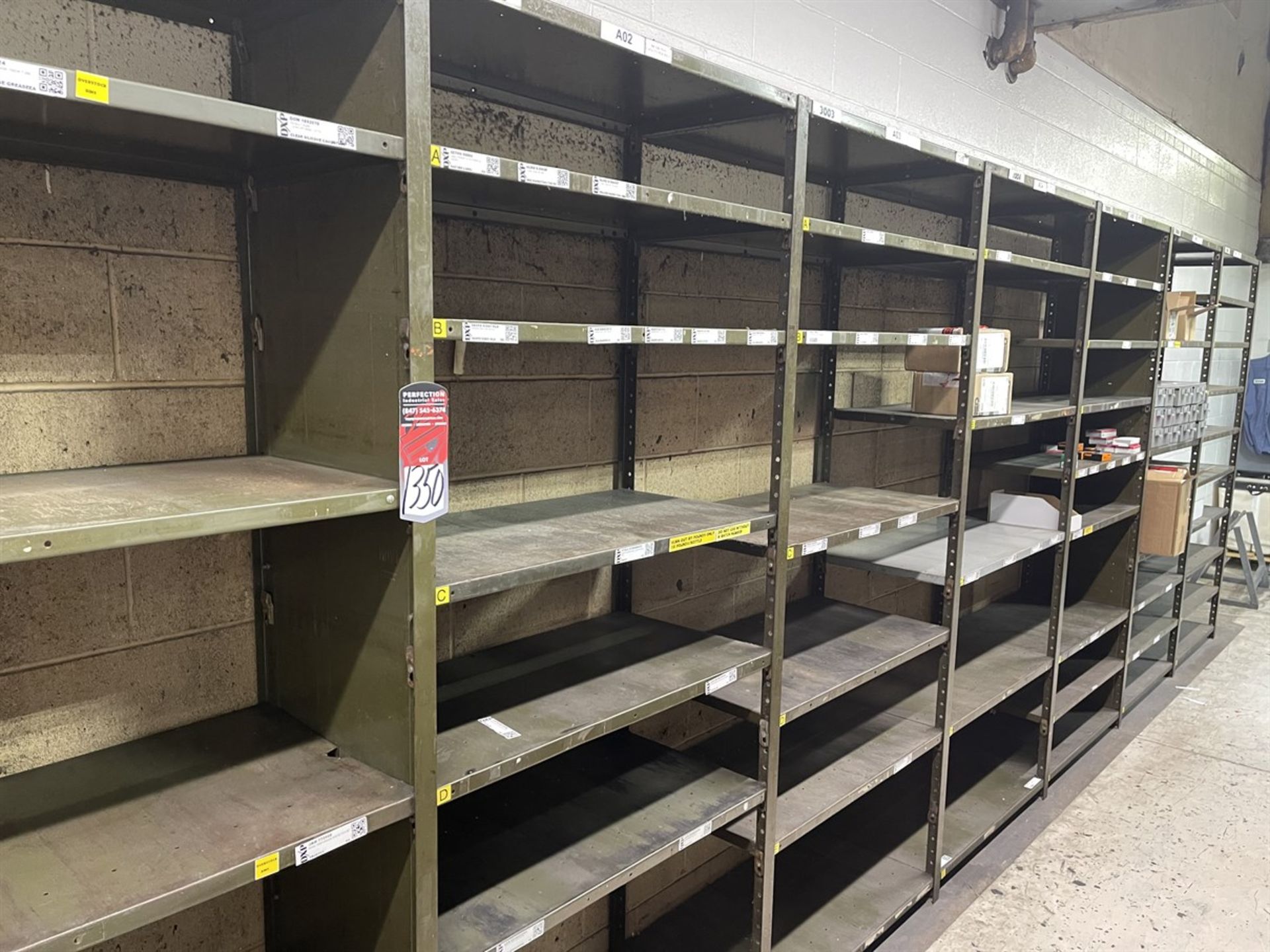 Row of (7) Sections of Shelving Units - Image 2 of 2