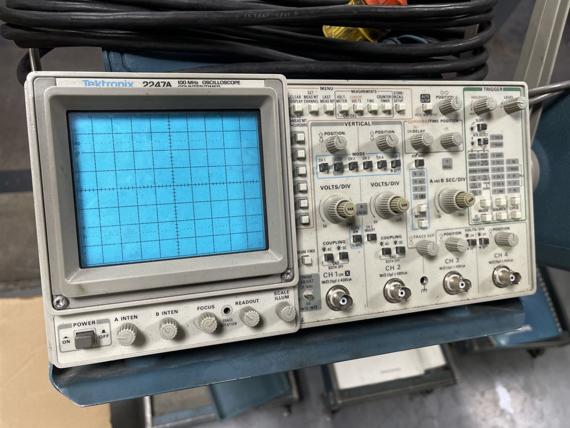 Lot Comprising TEKTRONIX 2247A 100 MHz Oscilloscope, Tektronix TAS465 Two-Channel Oscilloscope, - Image 2 of 4