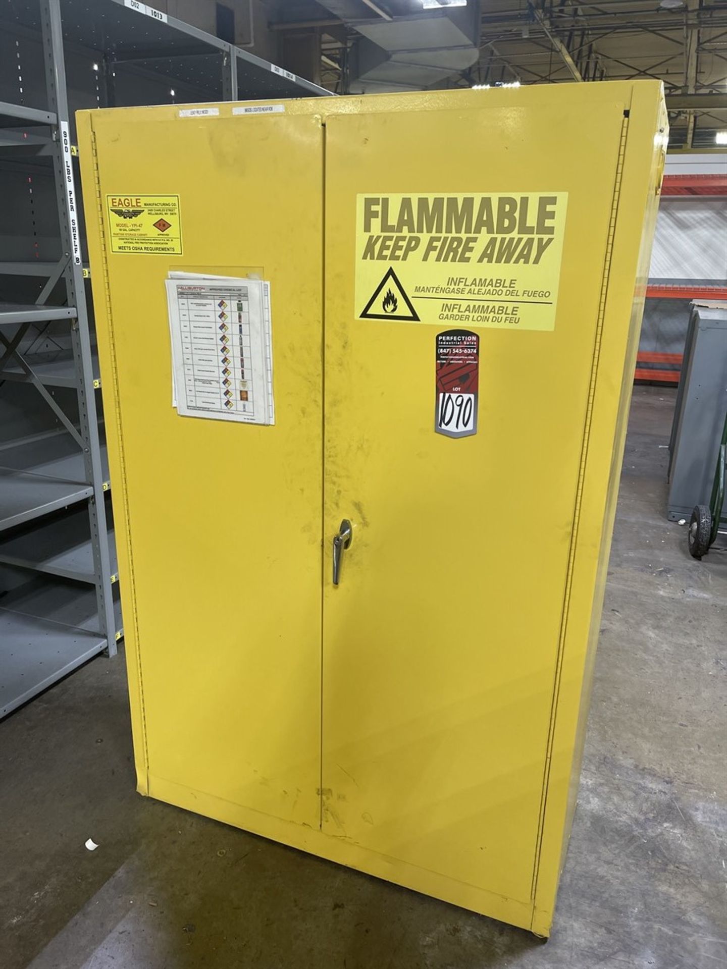 EAGLE YPI 60 Gallon. Flammable Liquids Cabinet