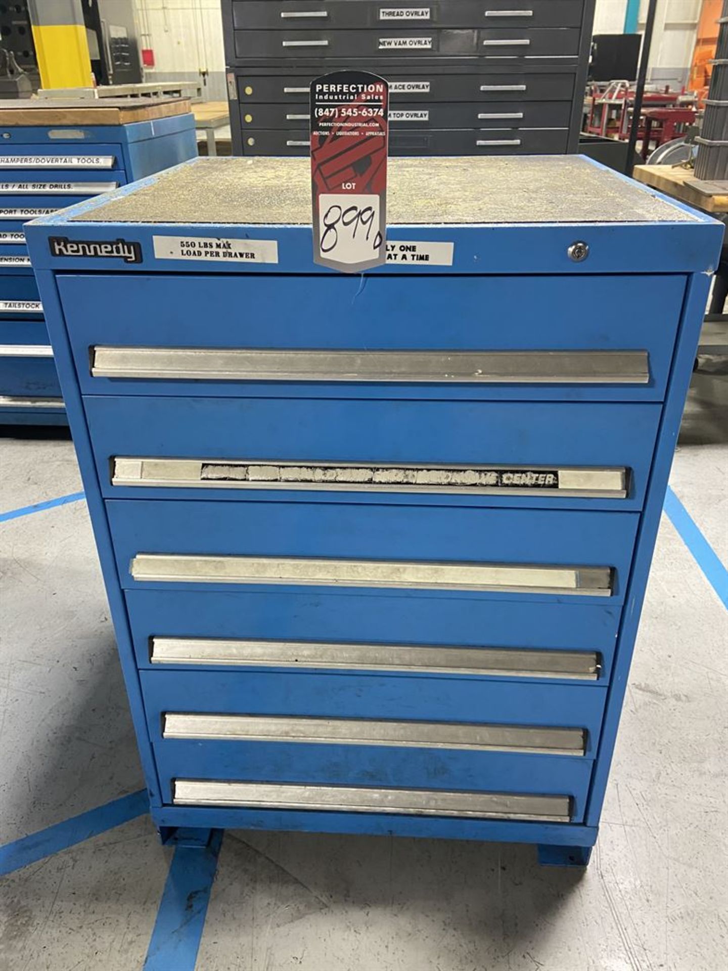 (6) Drawer Kennedy Roller Bearing Cabinet