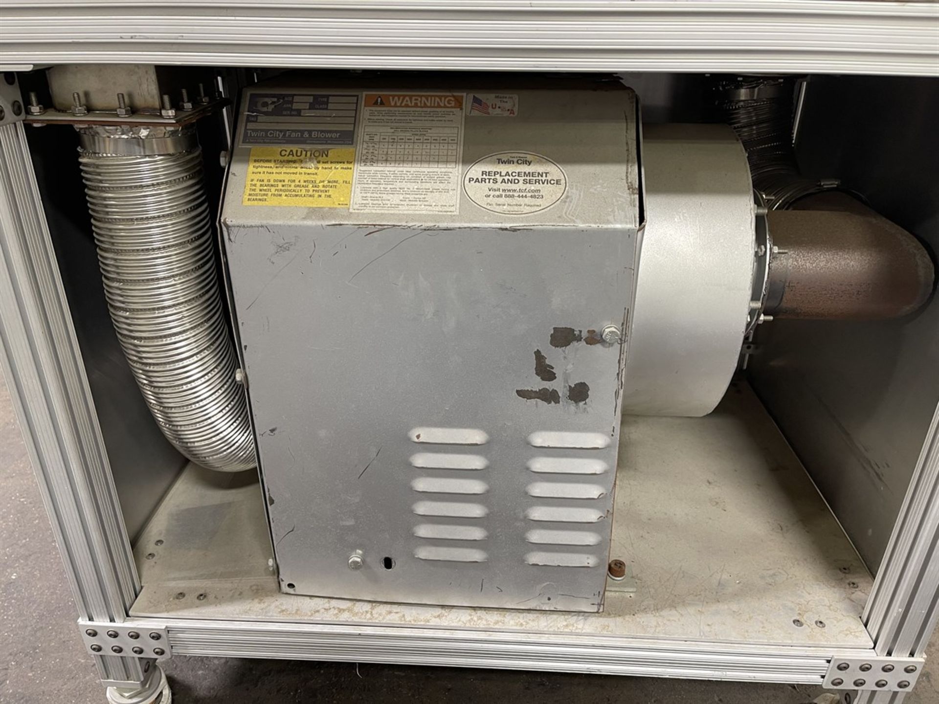 Unknown Make Cooling Cabinet w/ Twin City JRW-SW 805F Fan Blower - Image 3 of 4