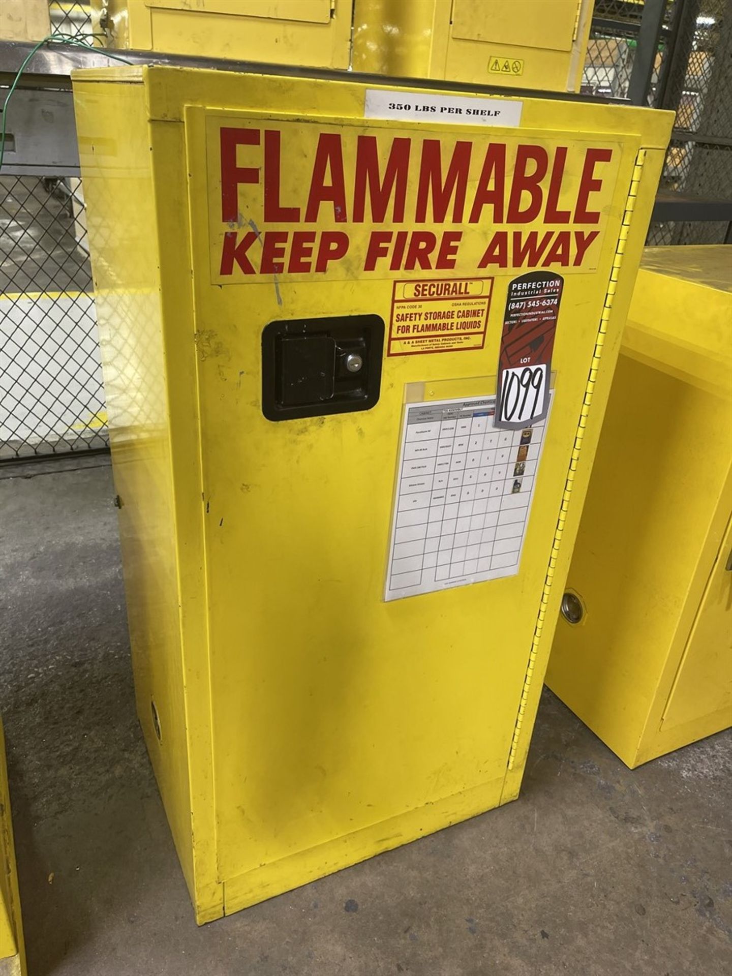 SECURALL 30 Gallon Flammable Liquids Cabinet