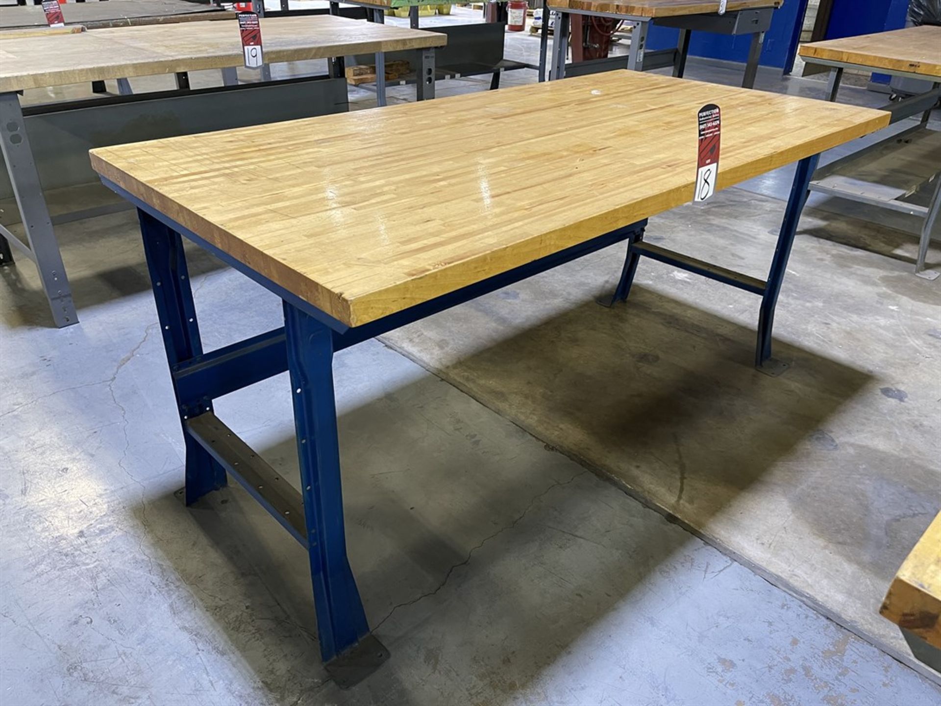 Wood Top Work Bench, 36" x 72"