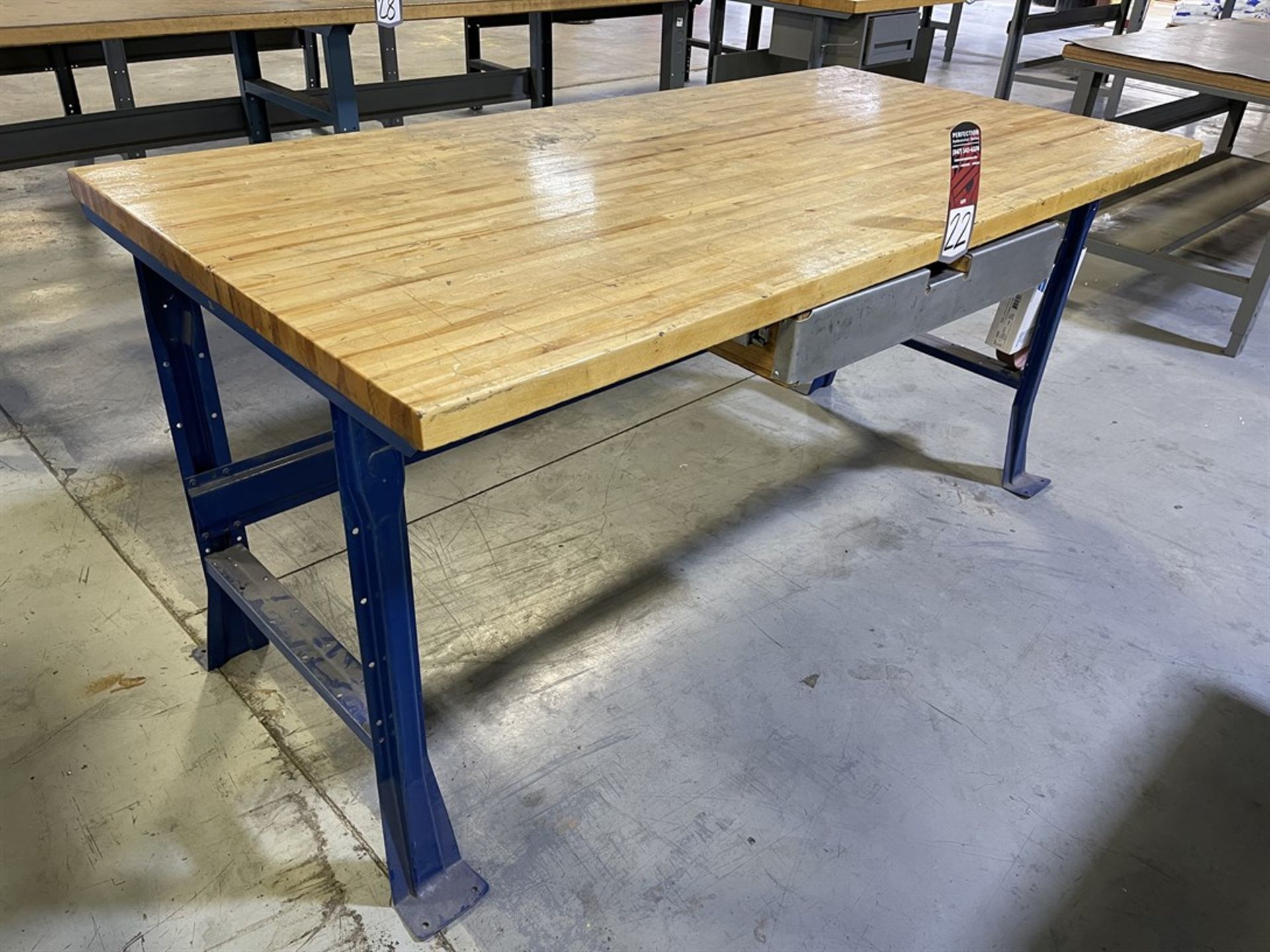 Wood Top Work Bench, 36" x 72"