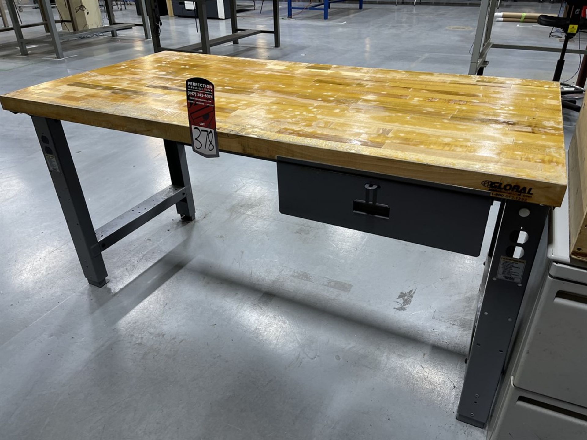 Wood Top Work Bench, 30" x 60" - Image 2 of 2